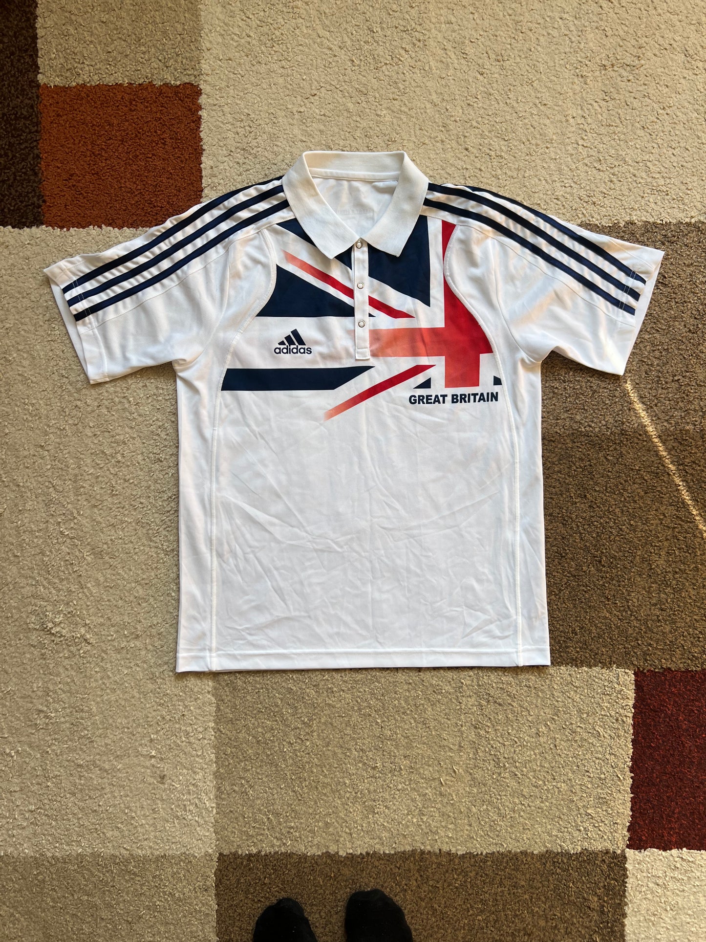 Adidas "Great Britain" Polo Shirt (M)