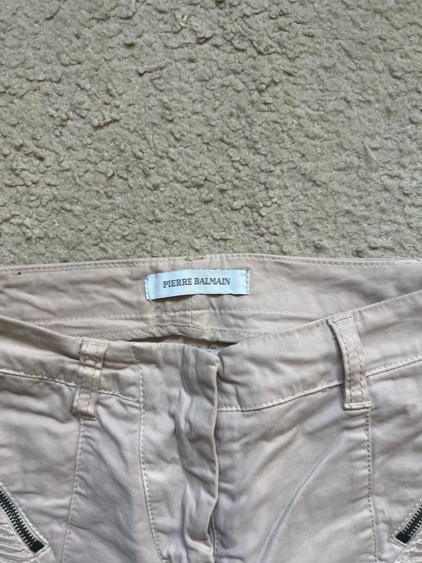 Pierre Balmain Cream Pants (S)