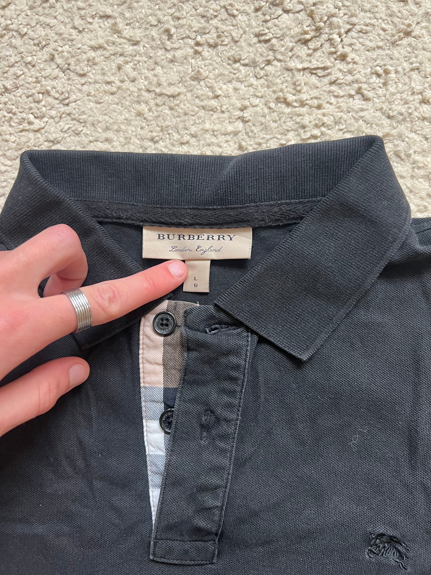Burberry Polo Shirt (L)