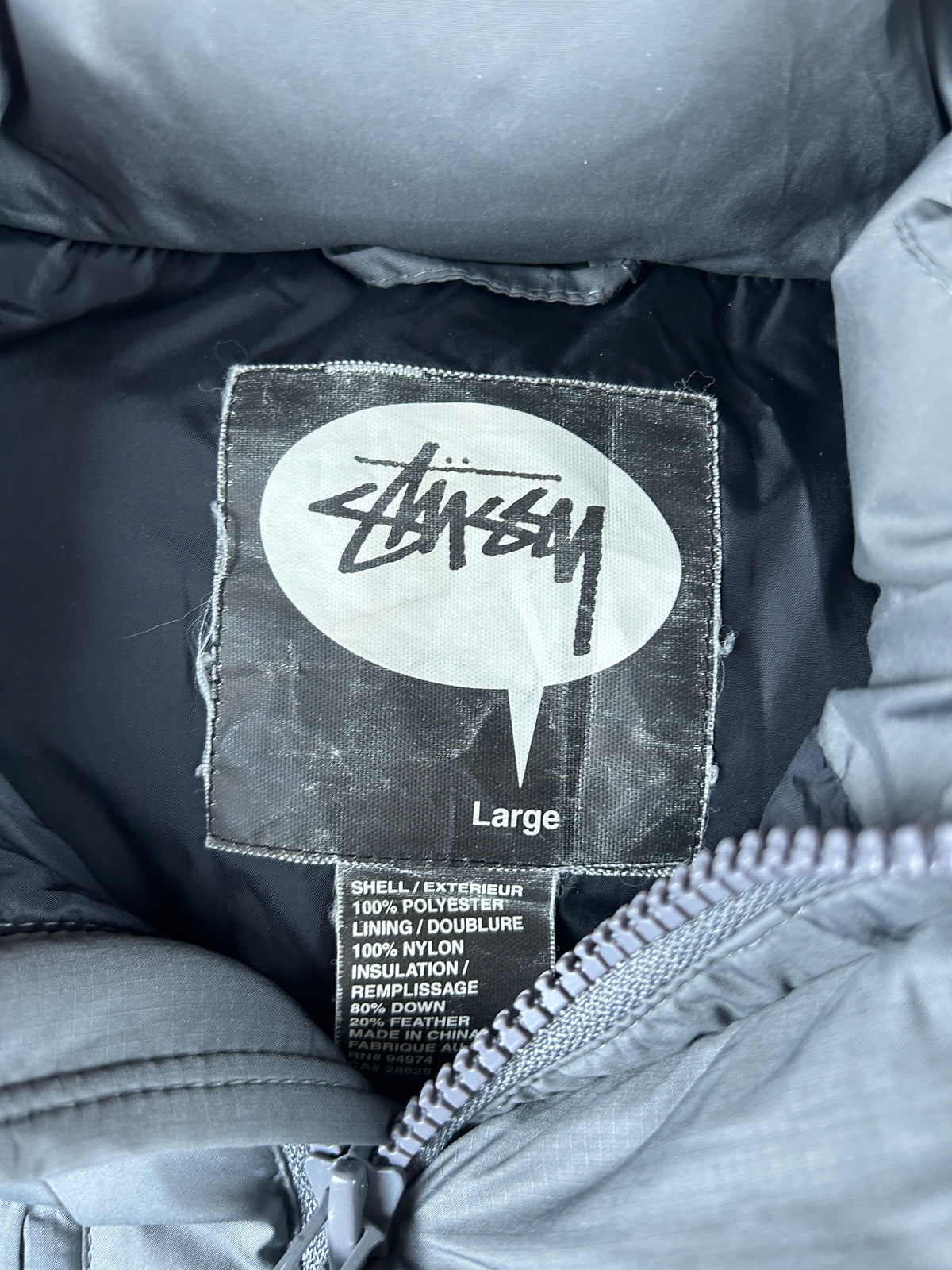 Stüssy Puffer Jacket (L)