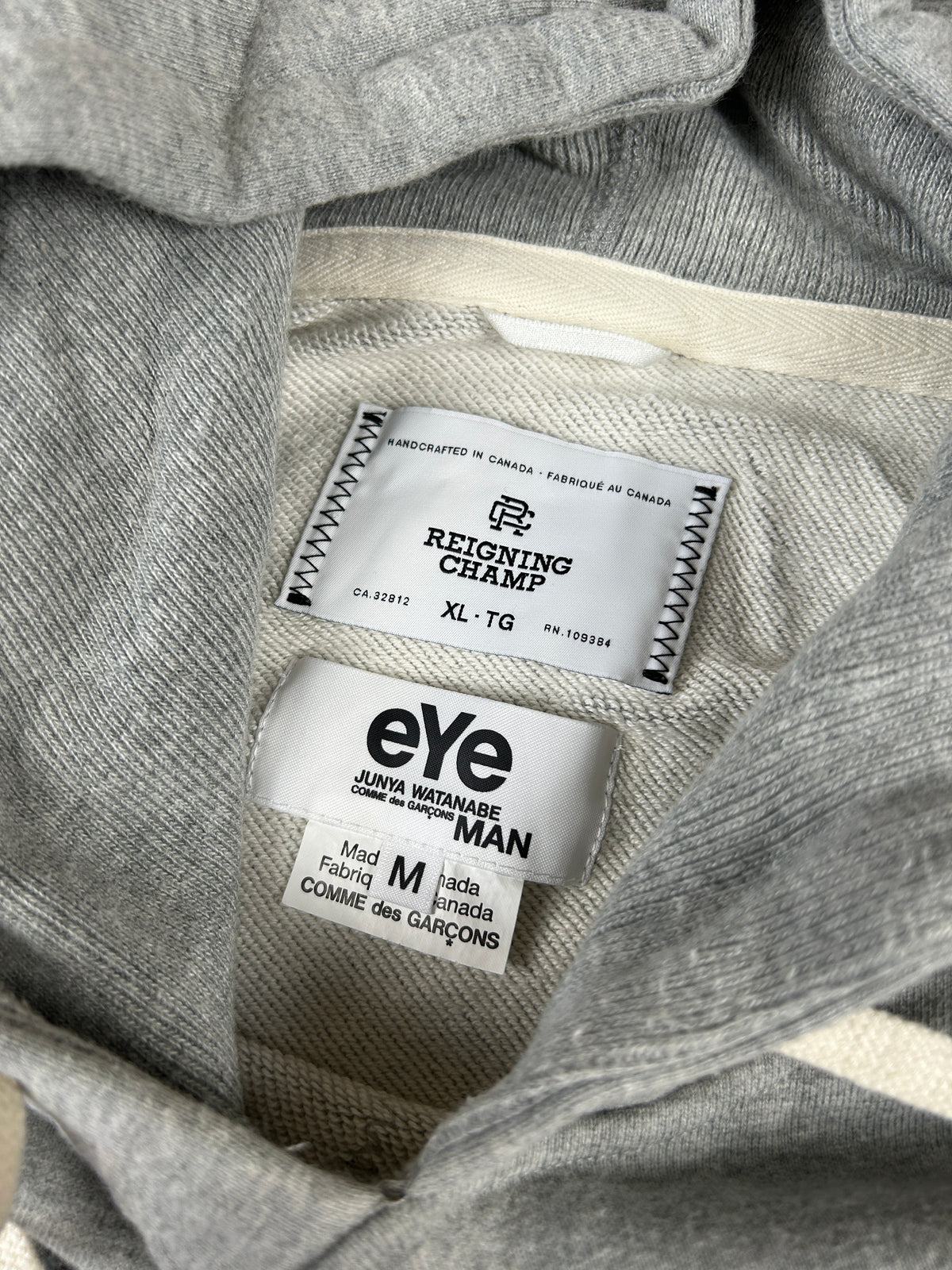 Junya Watanabe eYe Comme des Garcons Reigning Champ Hoodie (M)