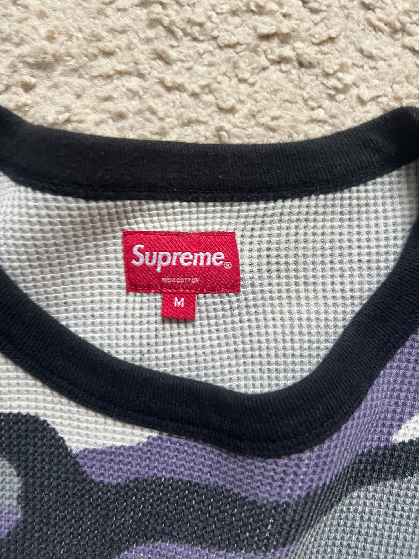 Supreme langarm Camouflage (M)