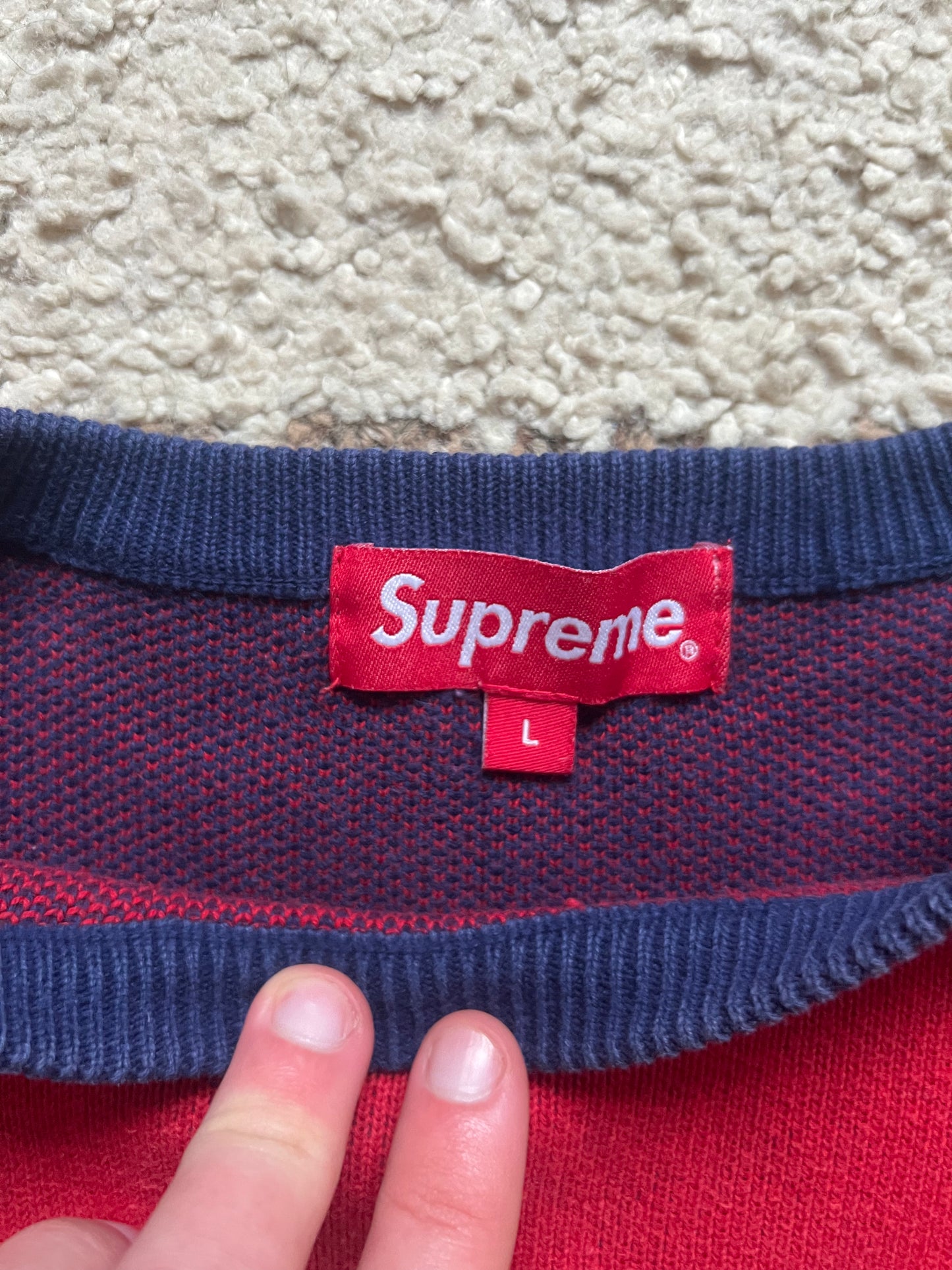 Supreme Knit Sweater (L)