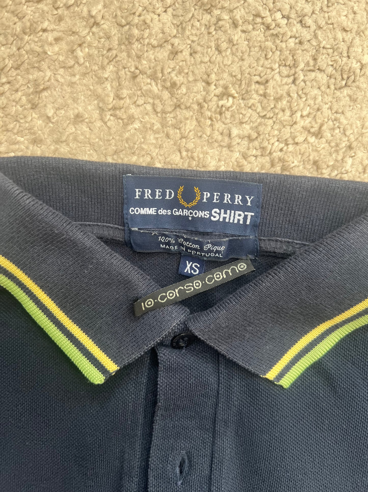 Comme Des Garcons x Fred Perry Polo Shirt (XS)