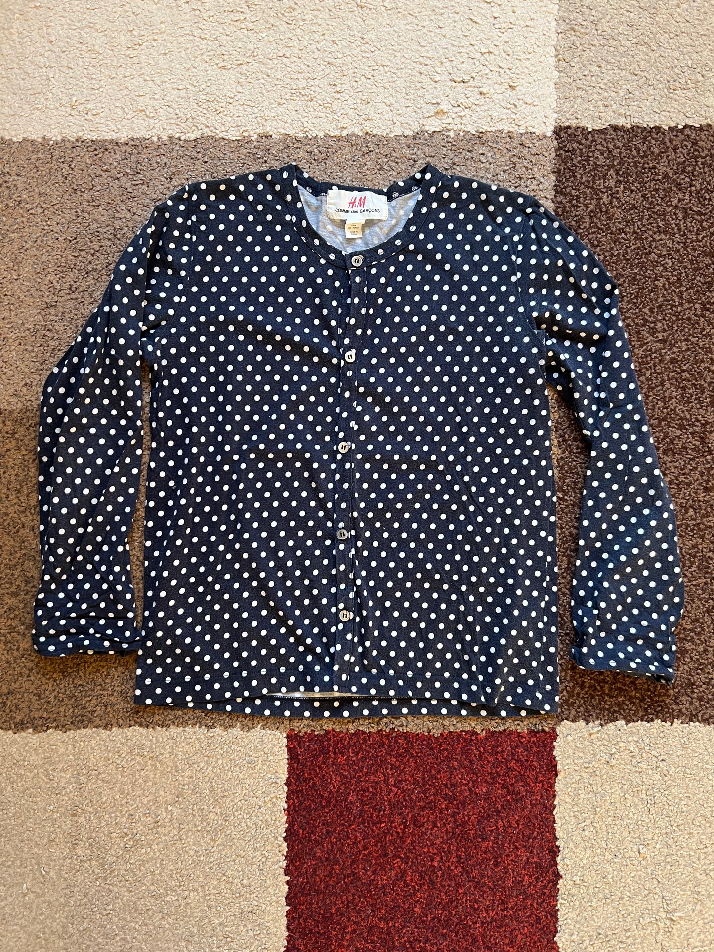 Comme Des Garcons x H&M Langarm Hemd (M)