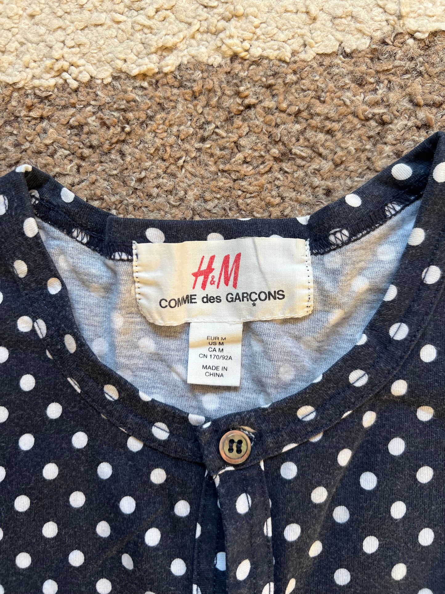 Comme Des Garcons x H&M Langarm Hemd (M)