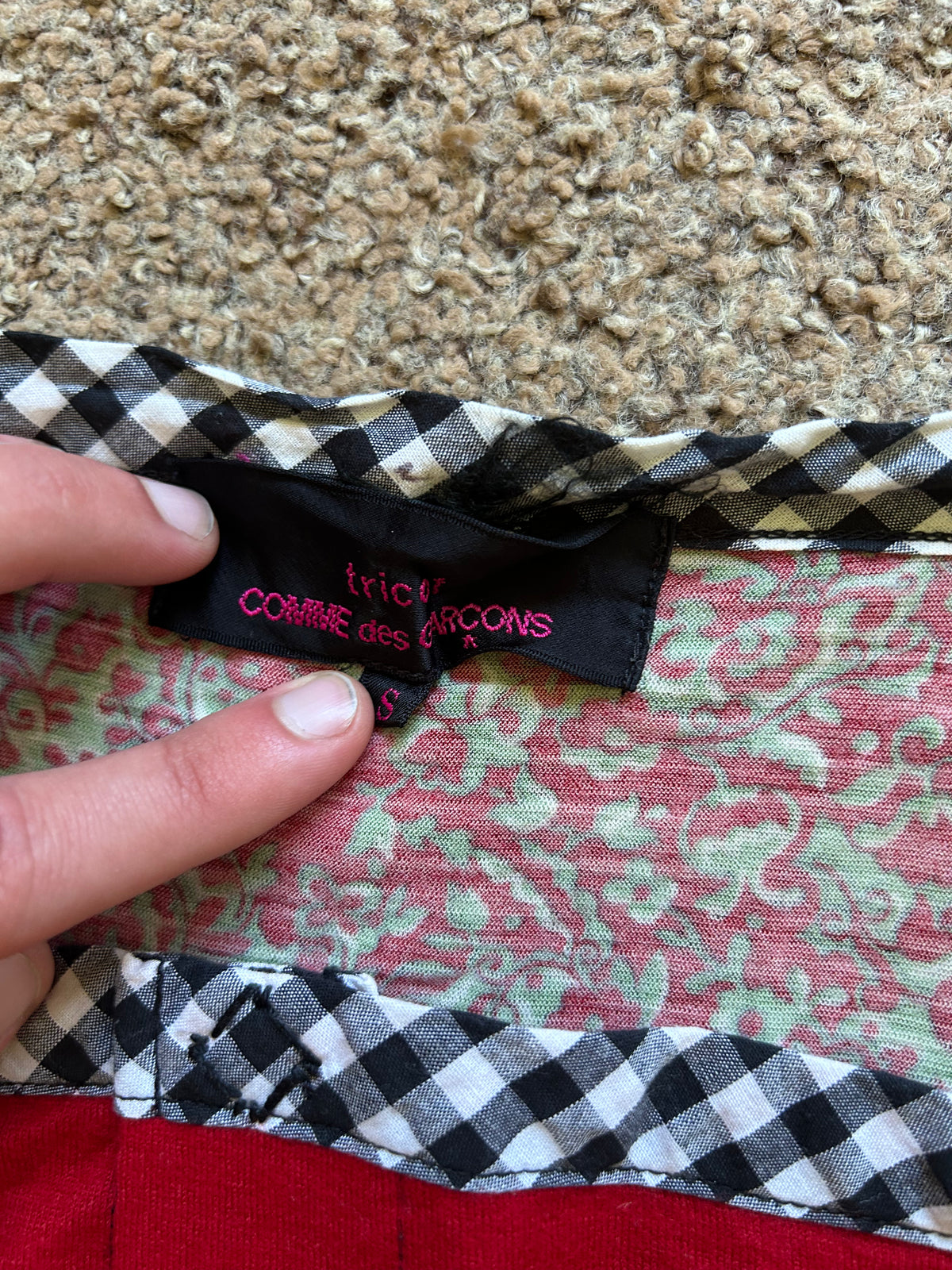Comme des Garcons tricot top (S)