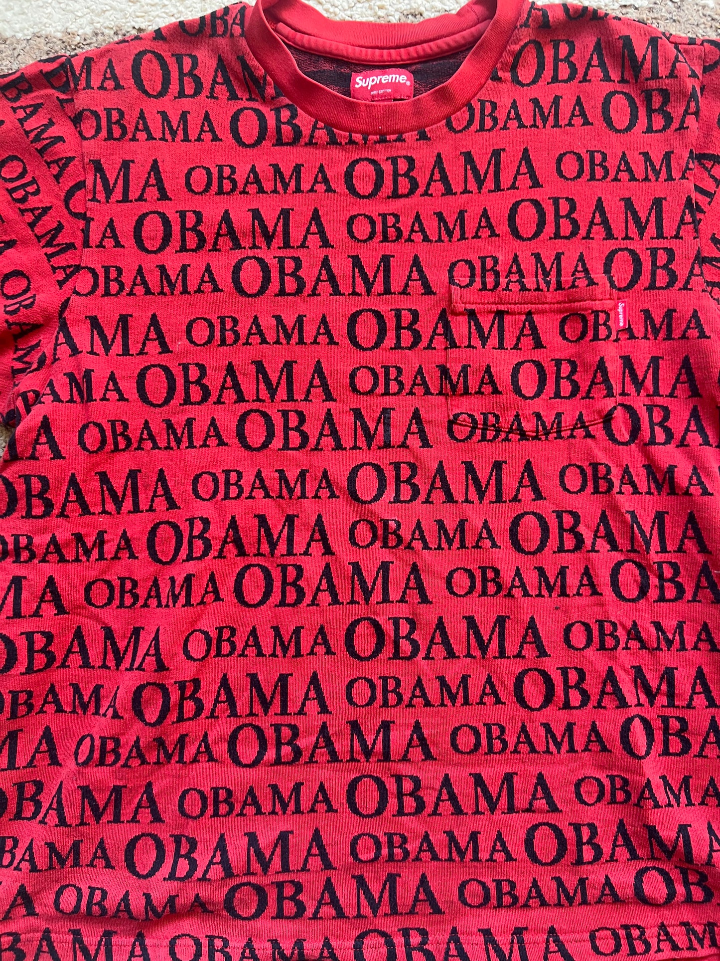 Supreme T-Shirt "OBAMA" (M)