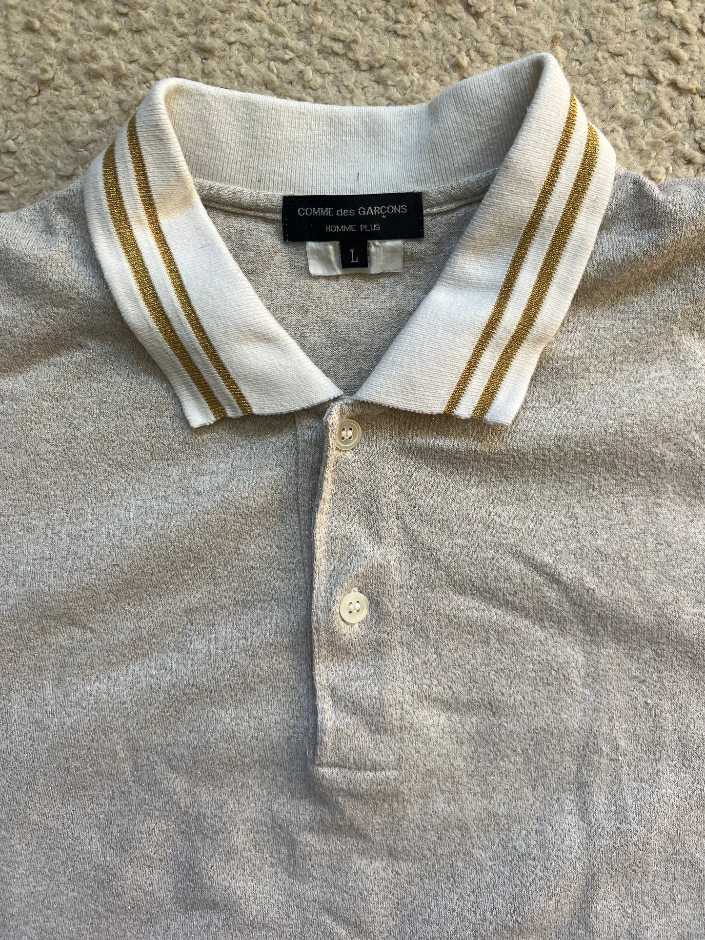 Comme Des Garcons Homme Polo T-Shirt (L)