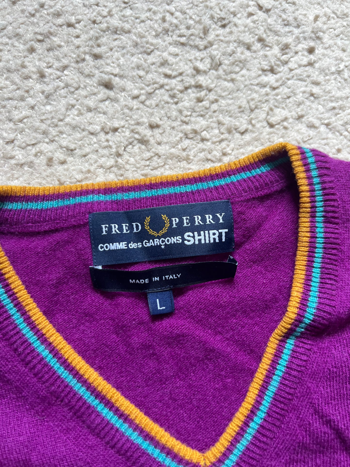 Comme Des Garcons x Fred Perry Knit Sweater (L)