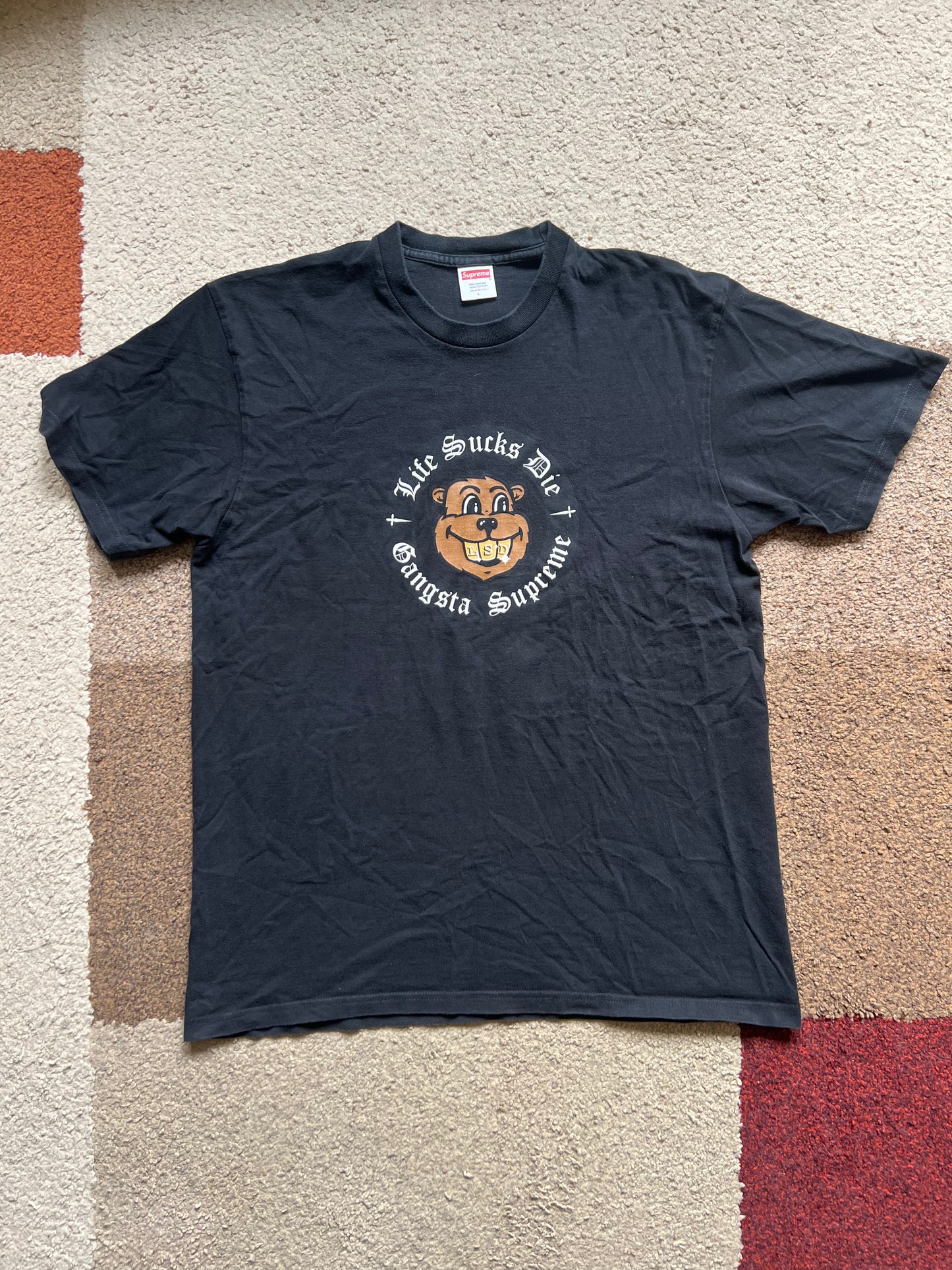 Supreme T-Shirt "GANGSTA SUPREME" (L)