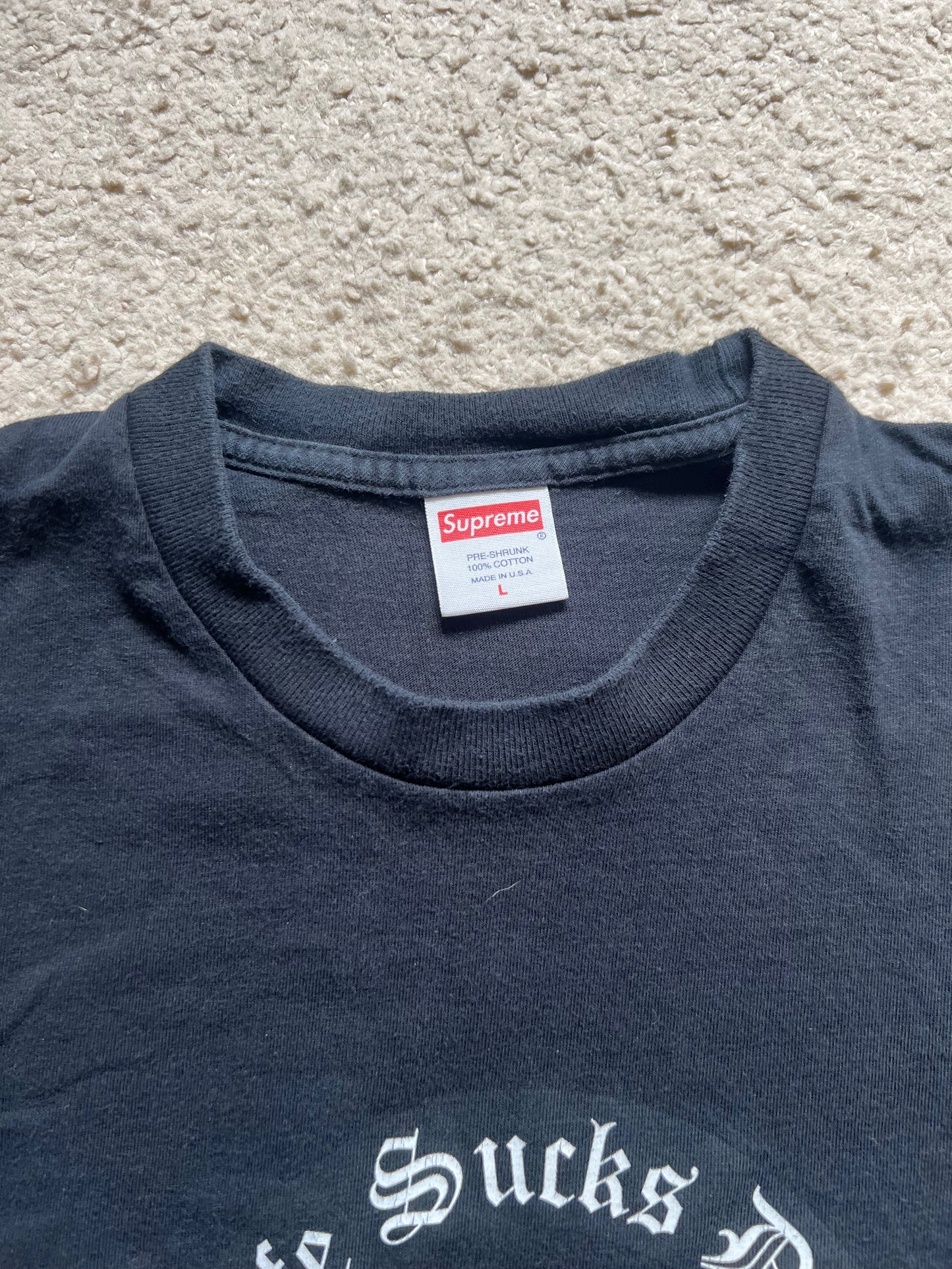 Supreme T-Shirt "GANGSTA SUPREME" (L)