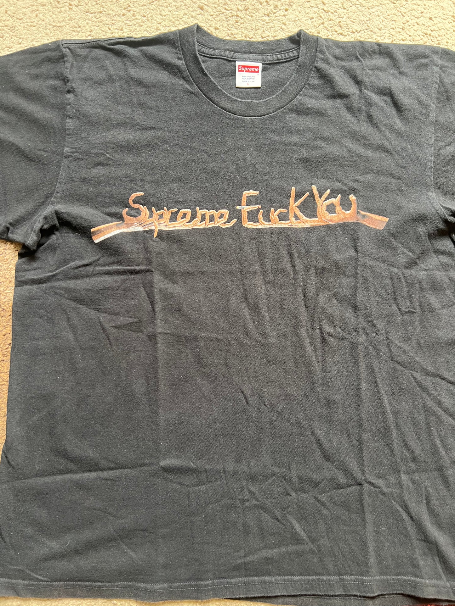 Supreme T-Shirt "FUCK YOU" (L)