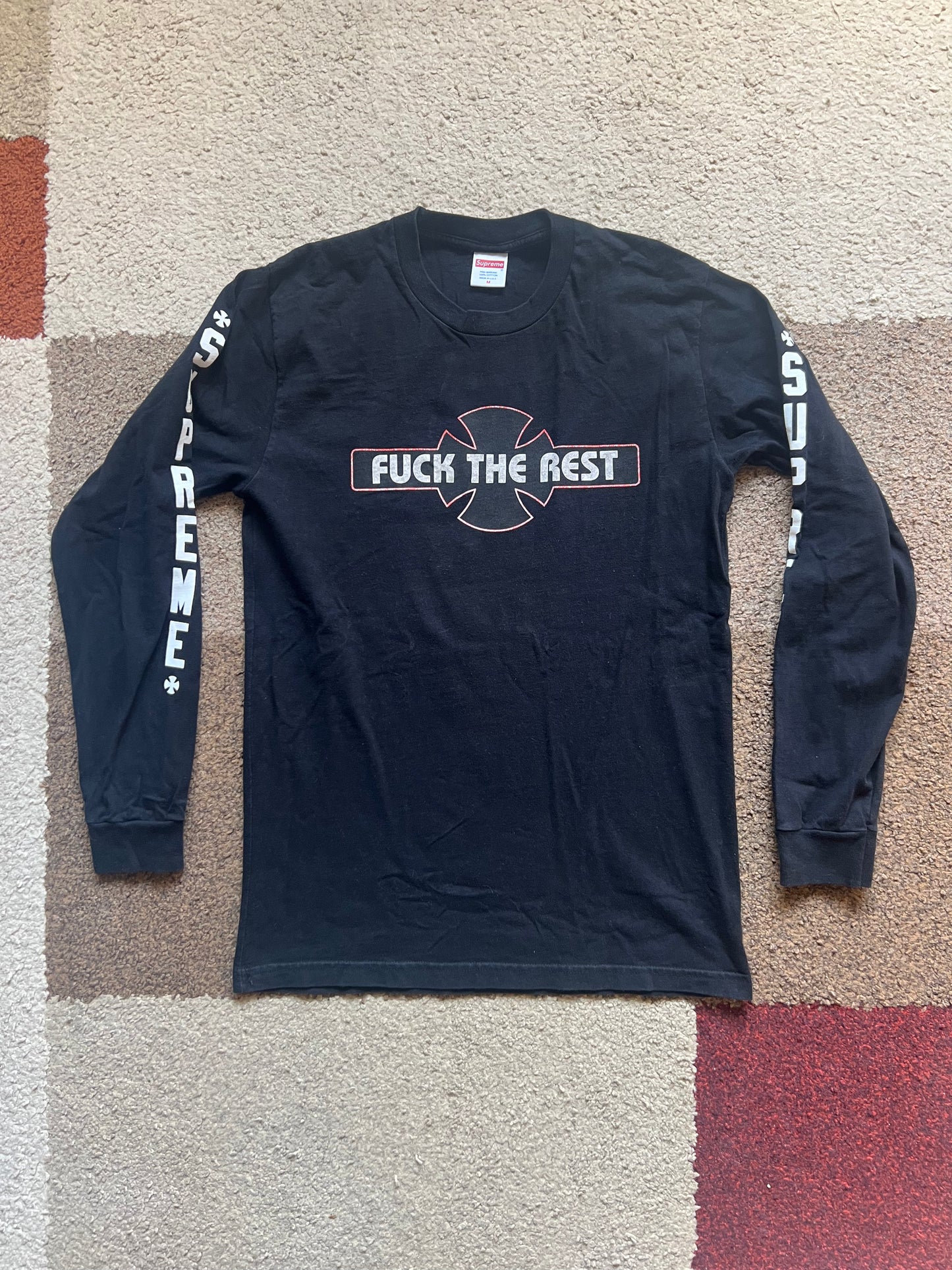 Supreme Longsleeve "FUCK THE REST" (M)