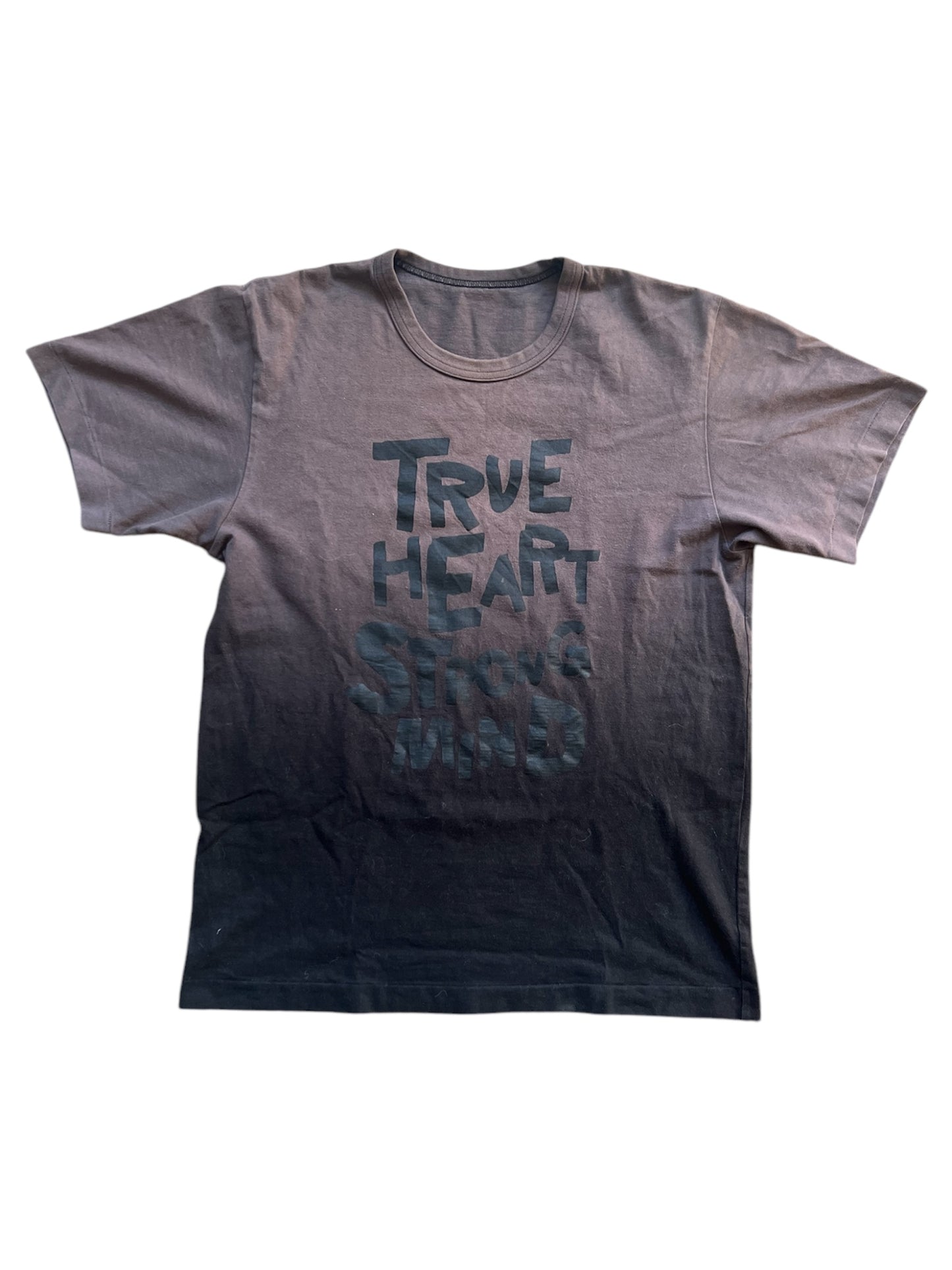 Comme Des Garcons T-Shirt "TRUE HEART STRONG MIND"(M)