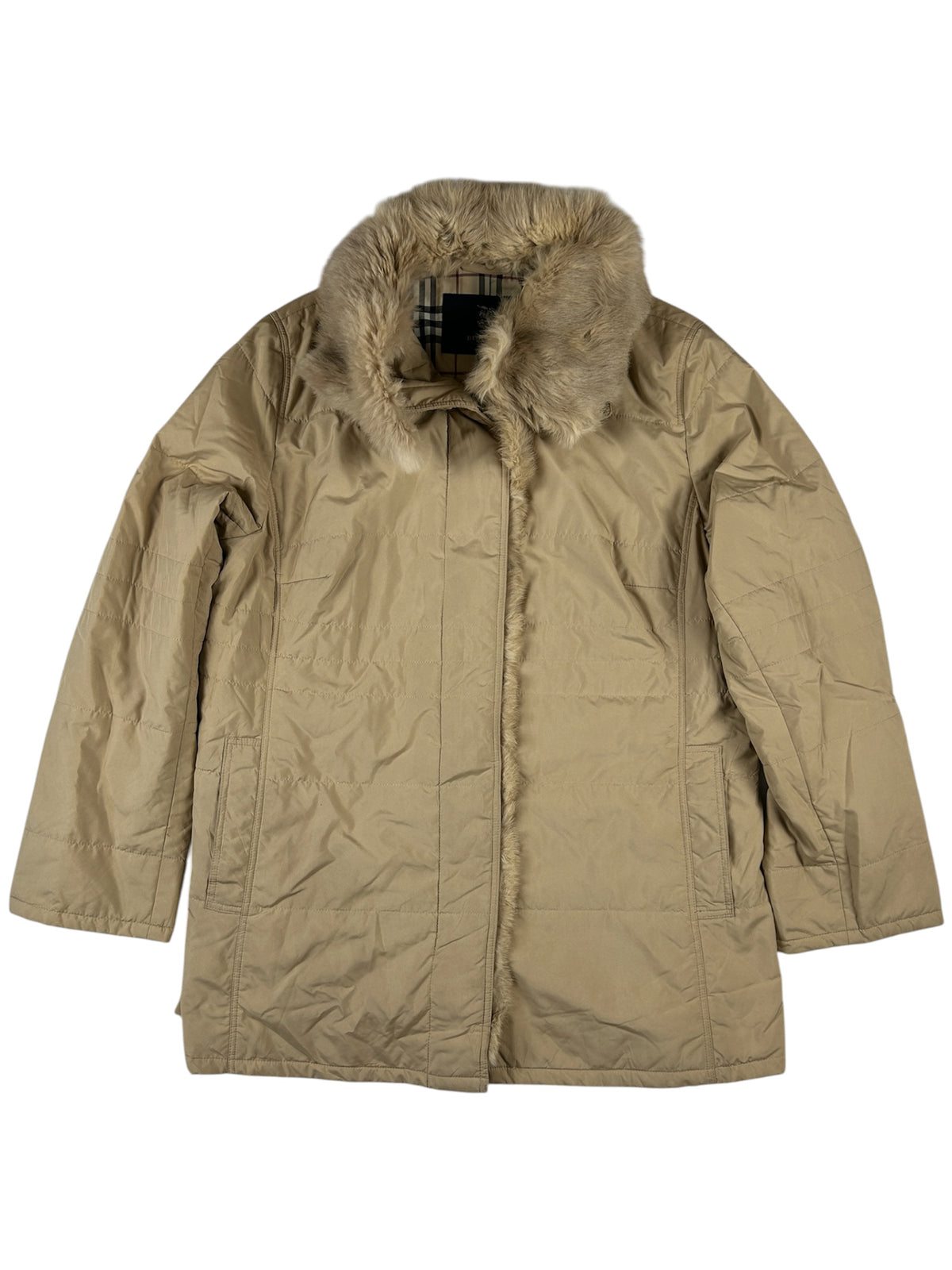 Burberry Fur Jacket (M)