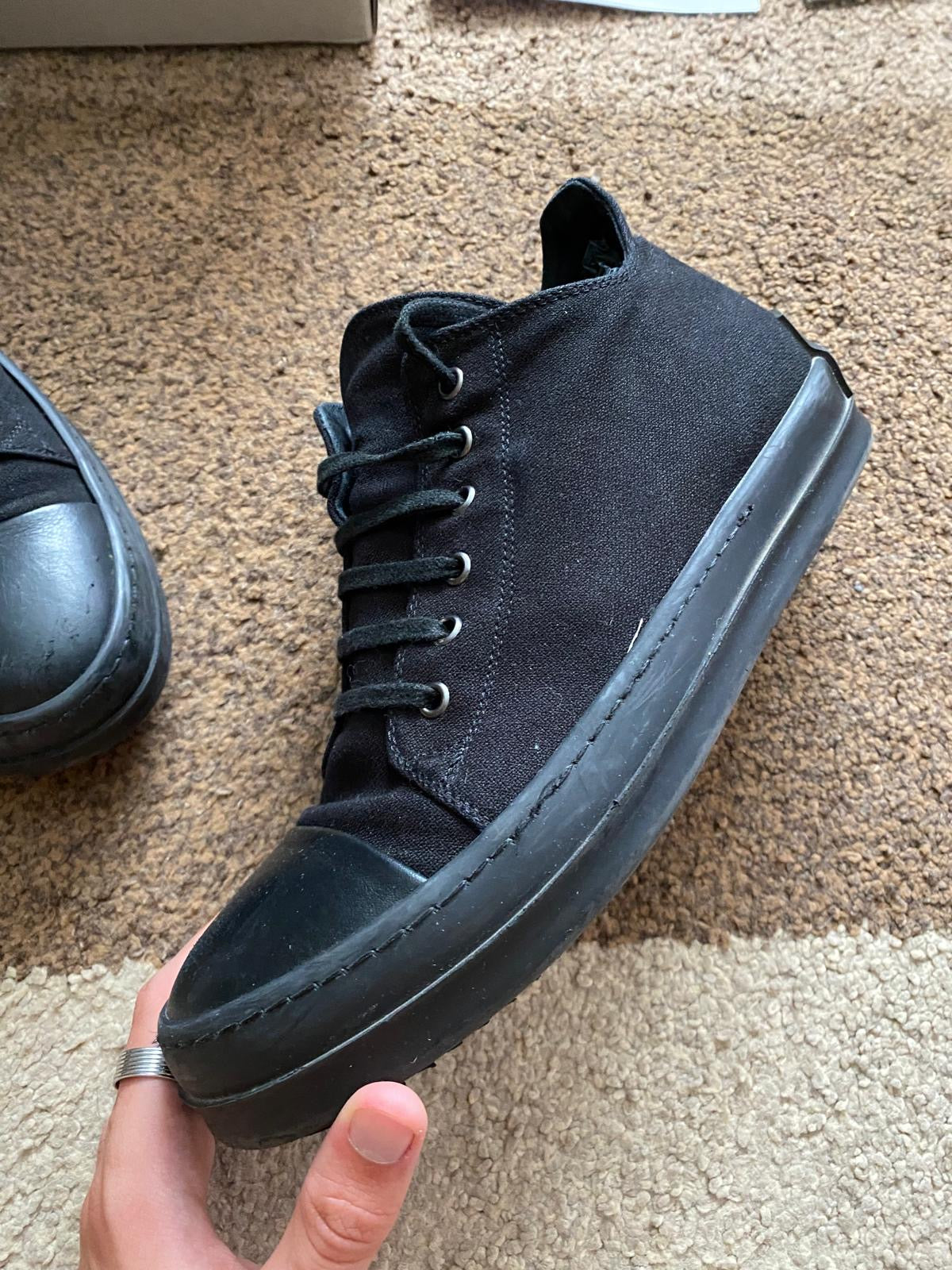 Rick Owens Ramones Low all black