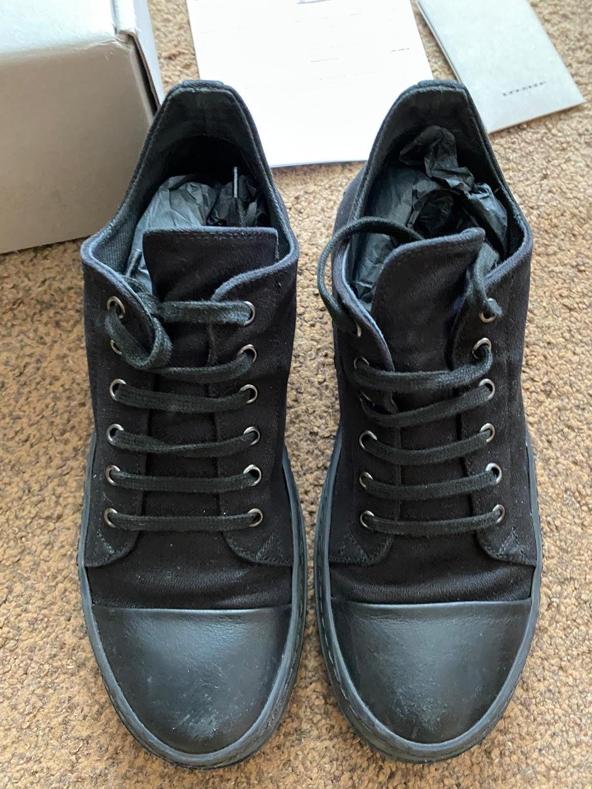 Rick Owens Ramones Low all black