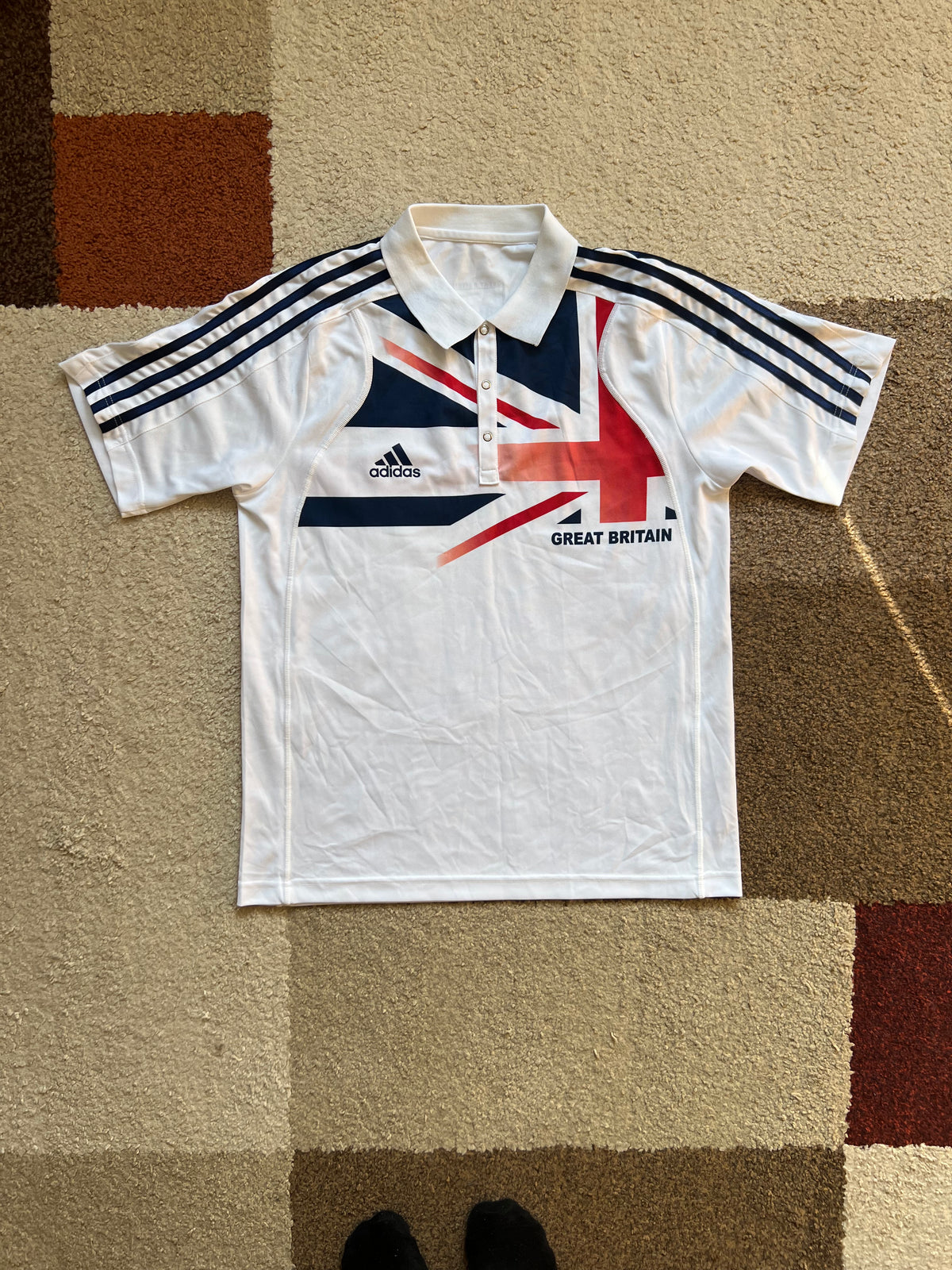 Adidas "Great Britain" Polo Shirt (M)