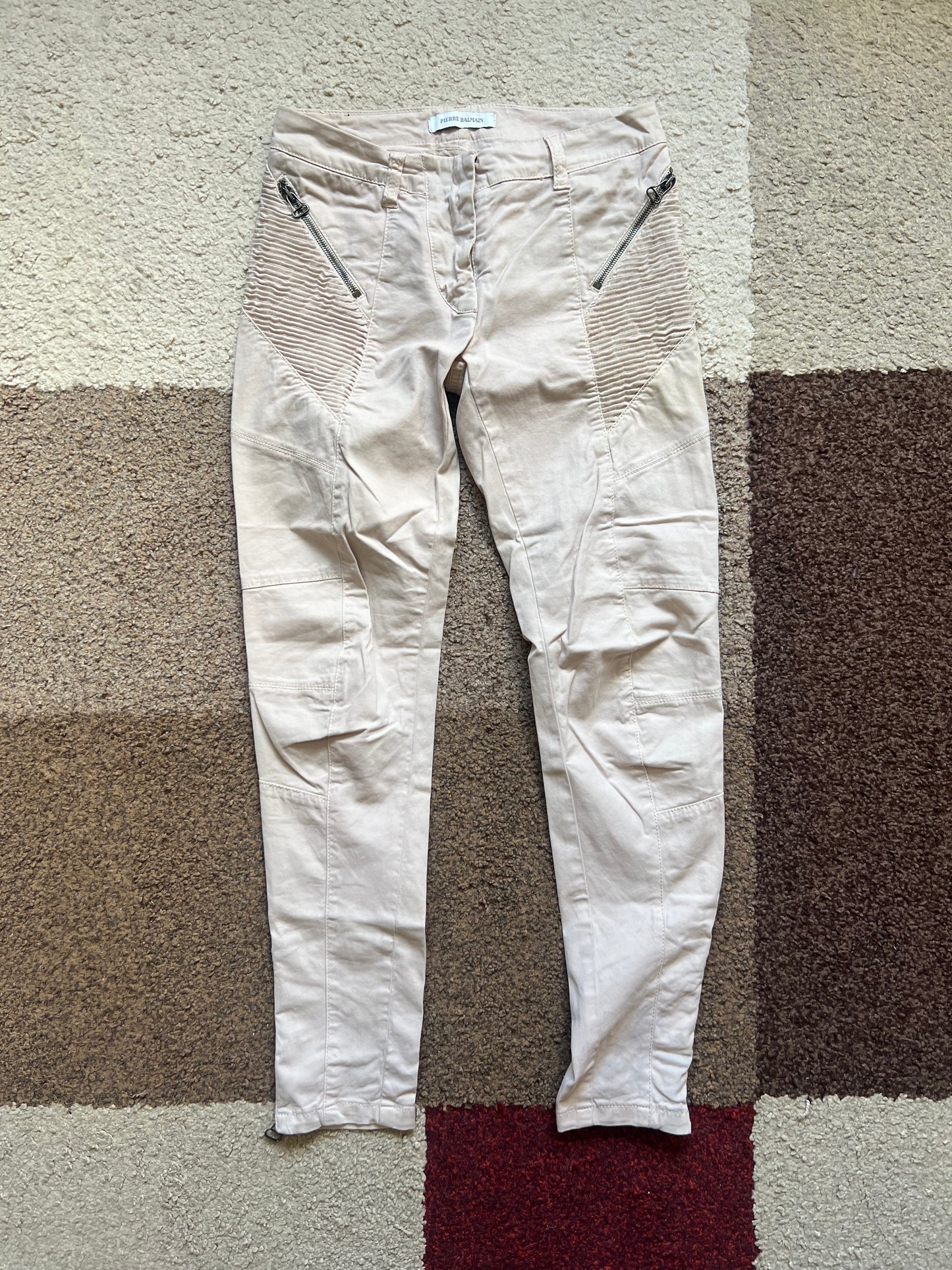 Pierre Balmain Cream Pants (S)