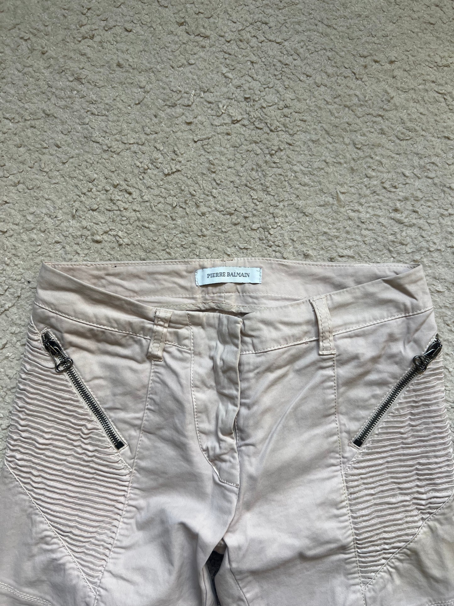 Pierre Balmain Cream Pants (S)