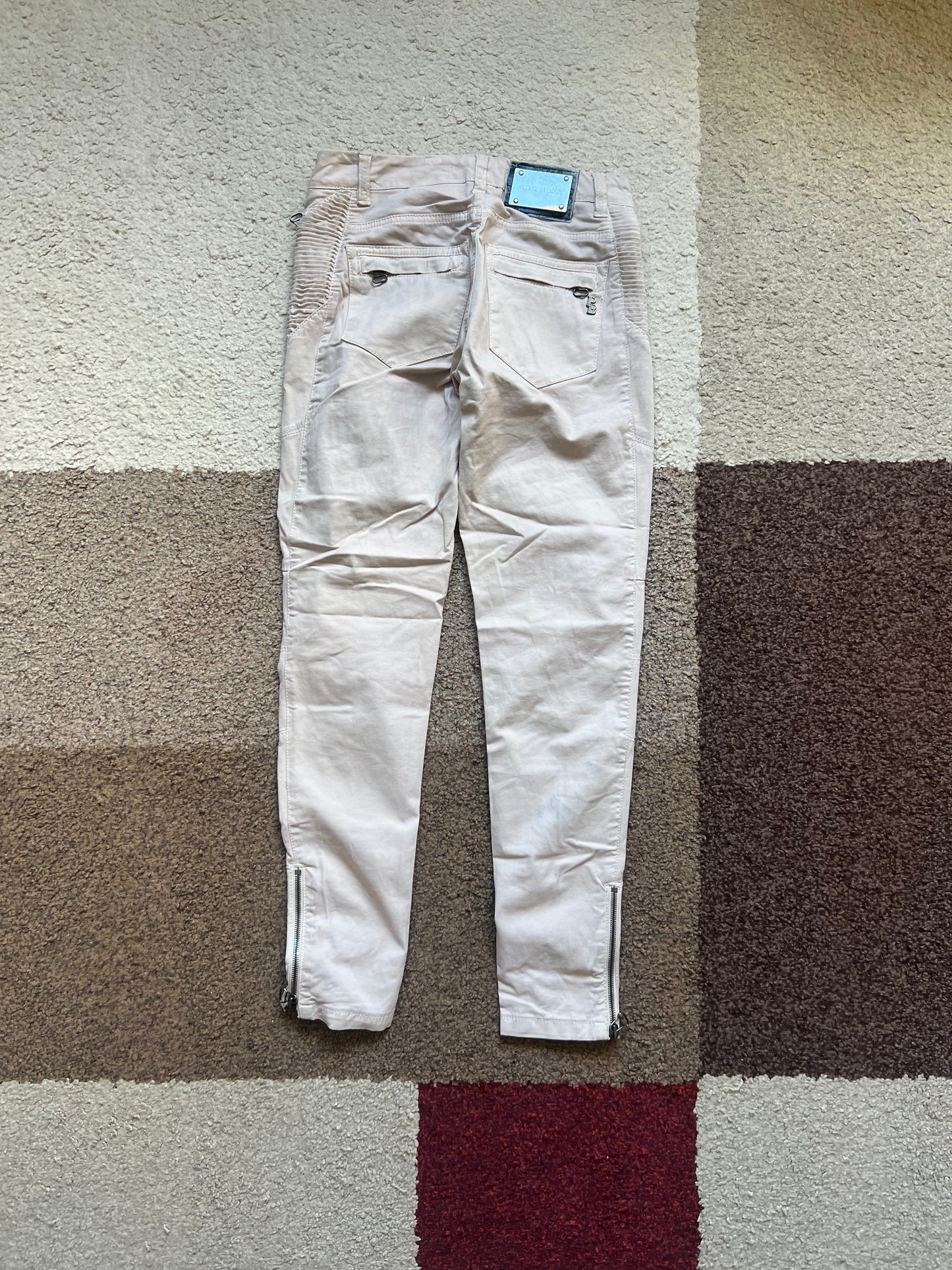 Pierre Balmain Cream Pants (S)