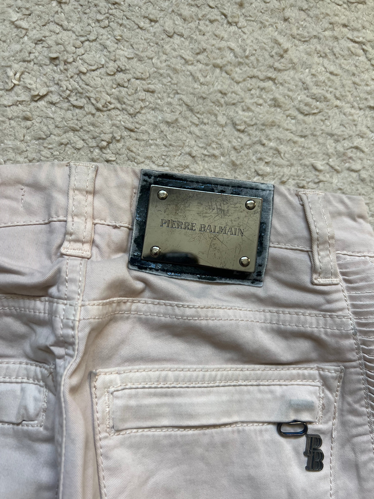 Pierre Balmain Cream Pants (S)