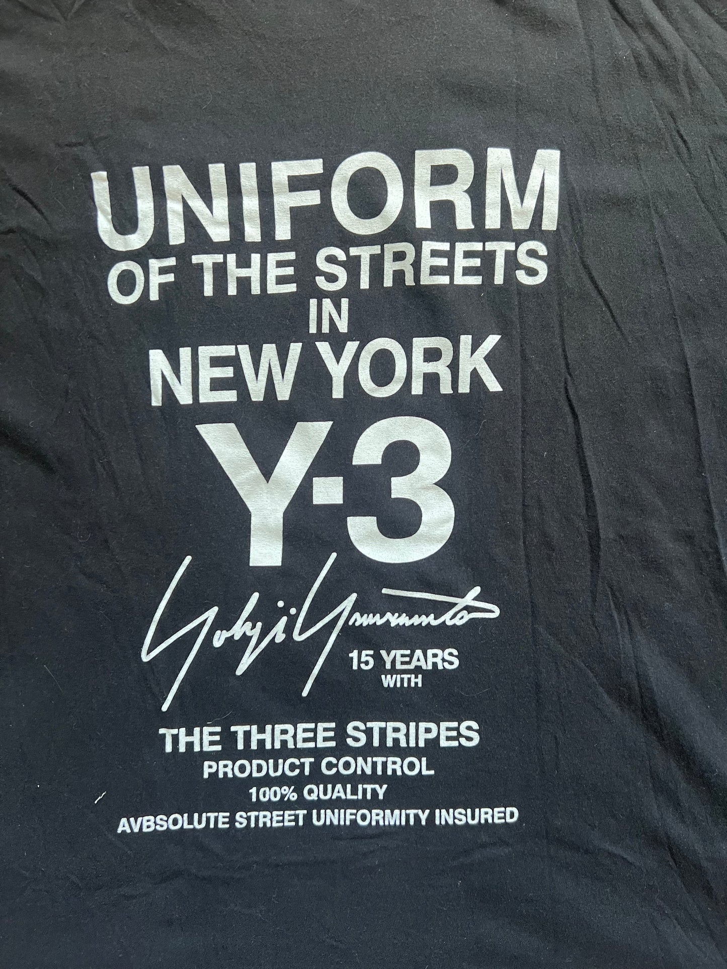 Y-3 Yohji Yamamoto Adidas T-Shirt (XL)