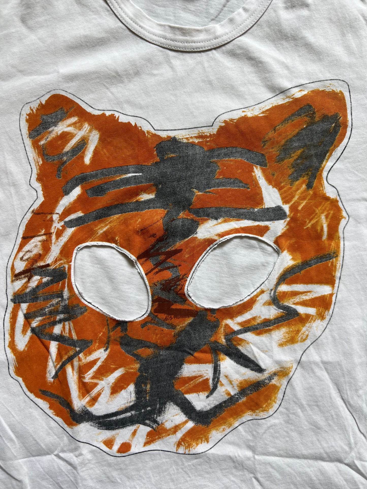 Comme Des Garcons T-Shirt "ORANGE FACE" (S)