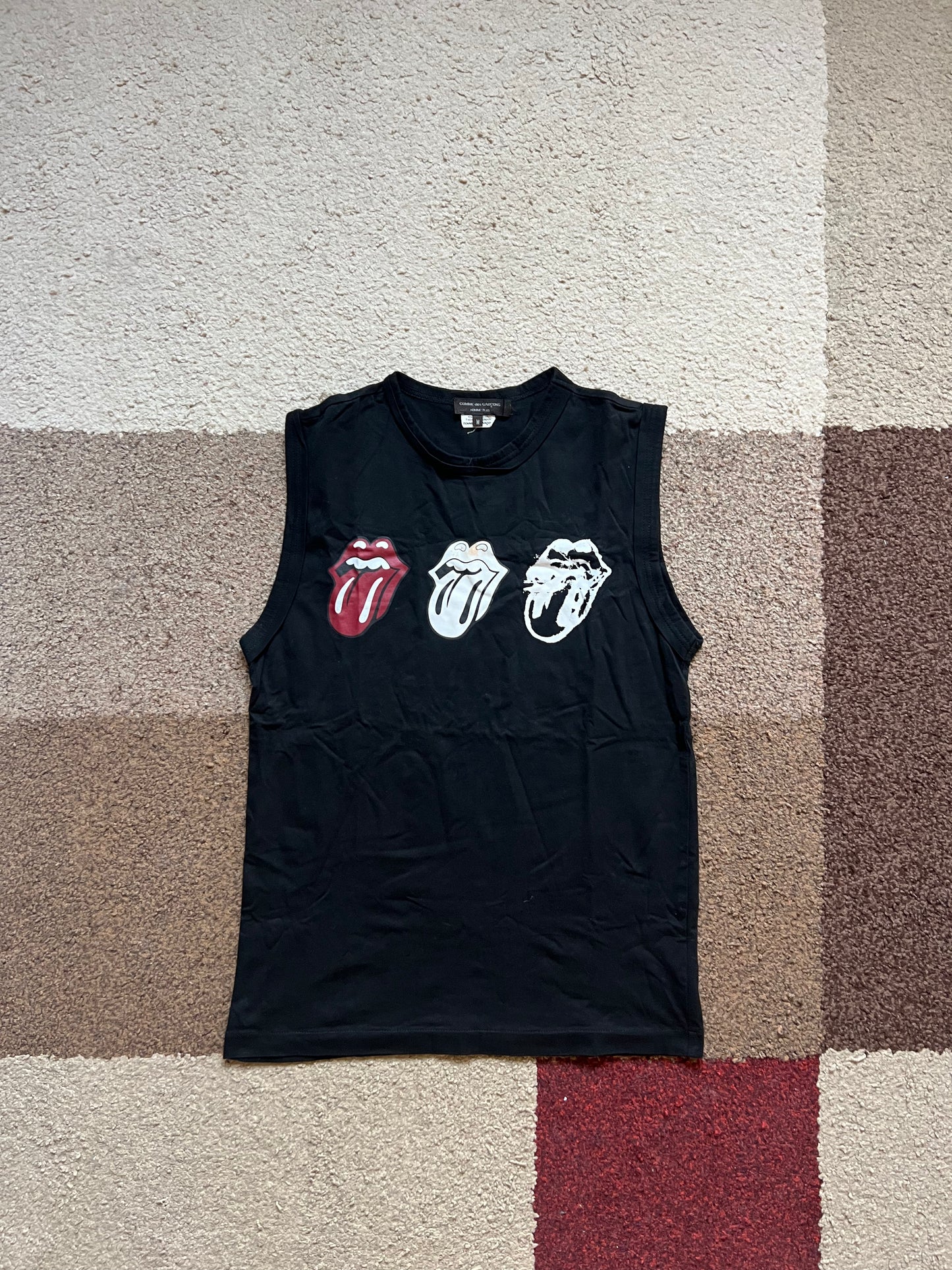 Comme Des Garcons Rolling Stones Tank Top (M)