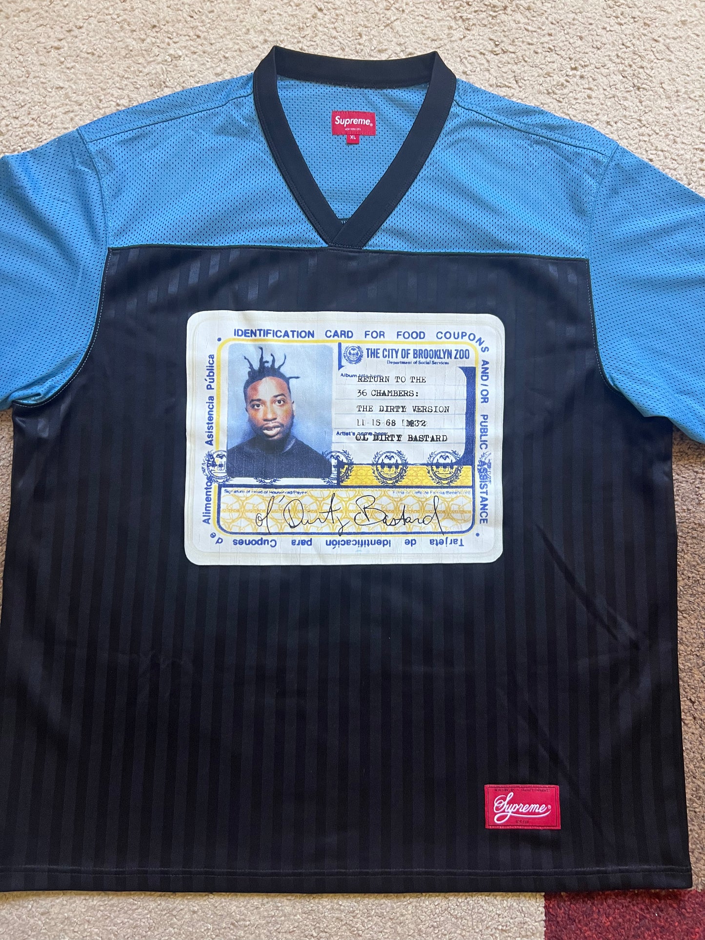 Supreme "OL' DIRTY BASTARD" Jersey (XL)