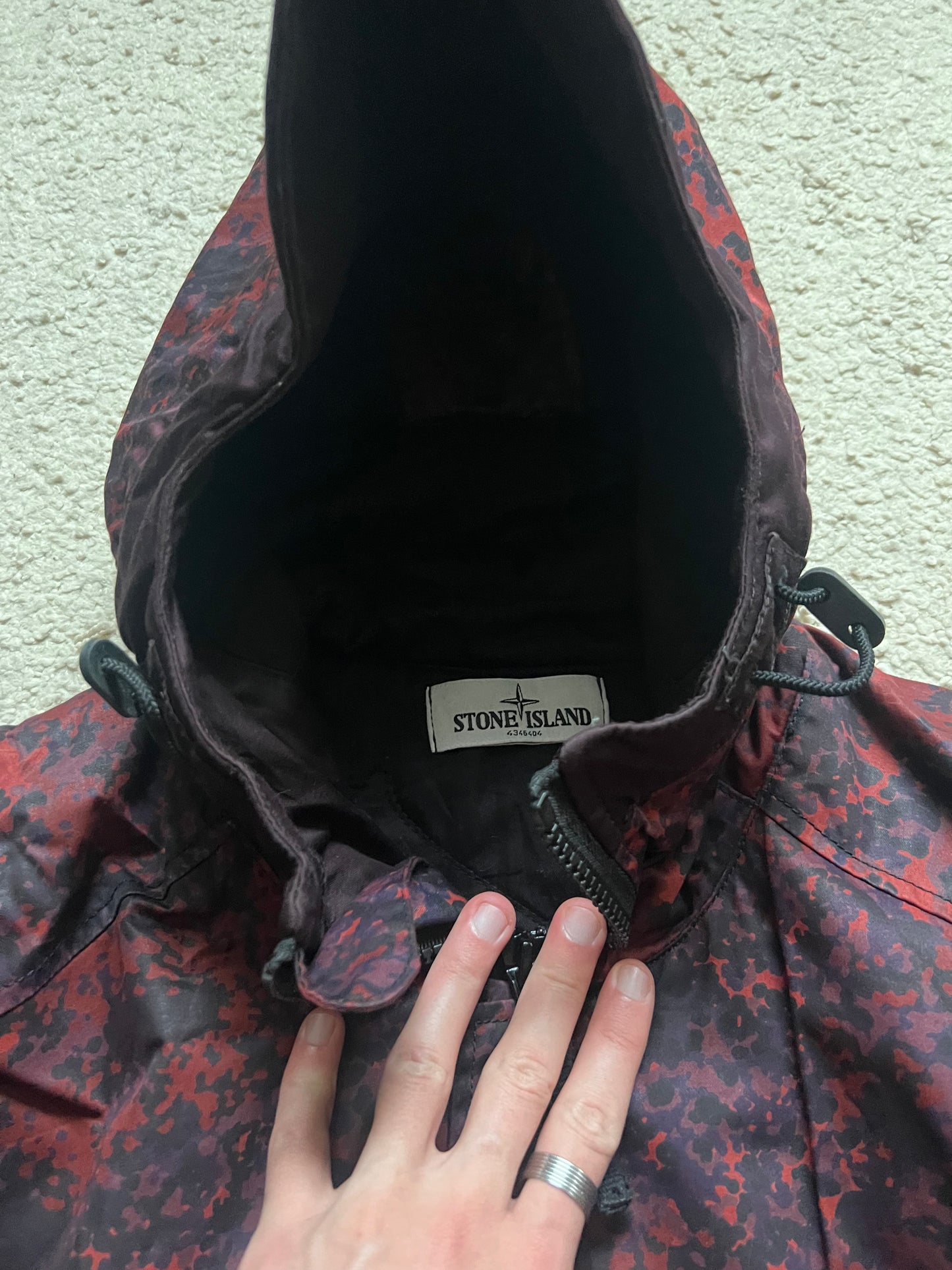 Stone Island "RASO GOMMATO CAMO" Jacket (M)