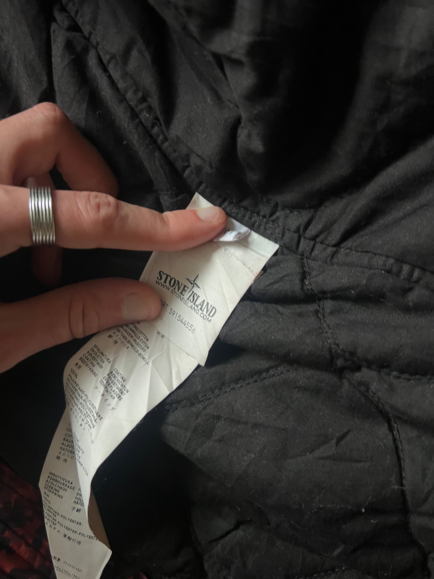 Stone Island "RASO GOMMATO CAMO" Jacket (M)