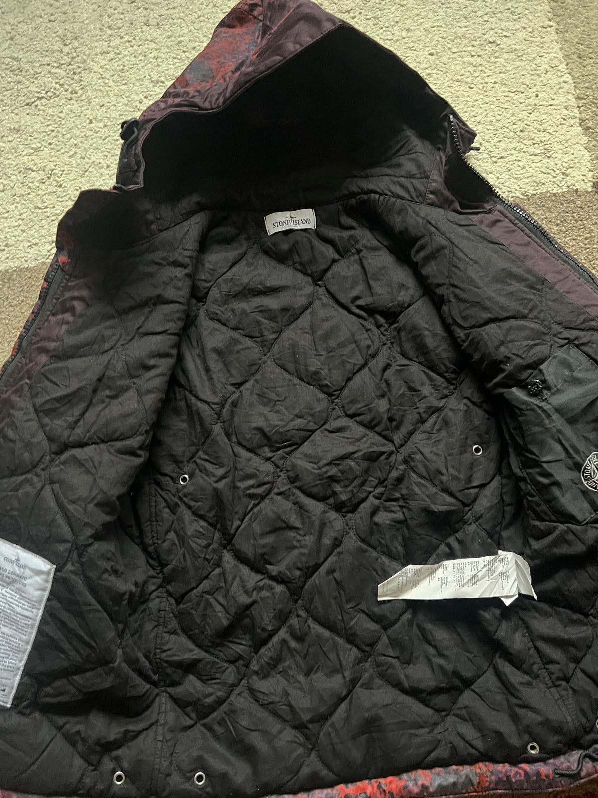 Stone Island "RASO GOMMATO CAMO" Jacket (M)