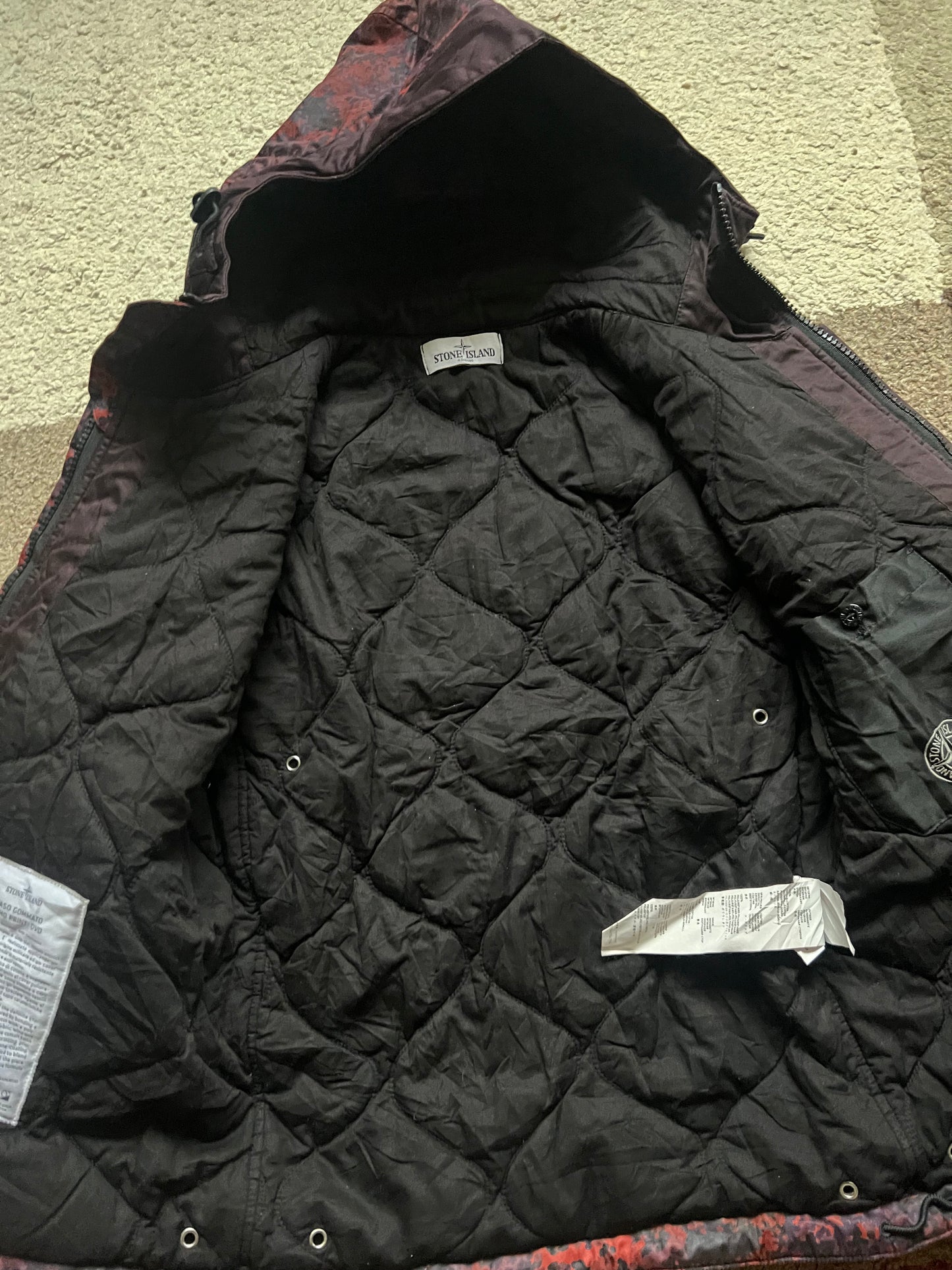 Stone Island "RASO GOMMATO CAMO" Jacket (M)