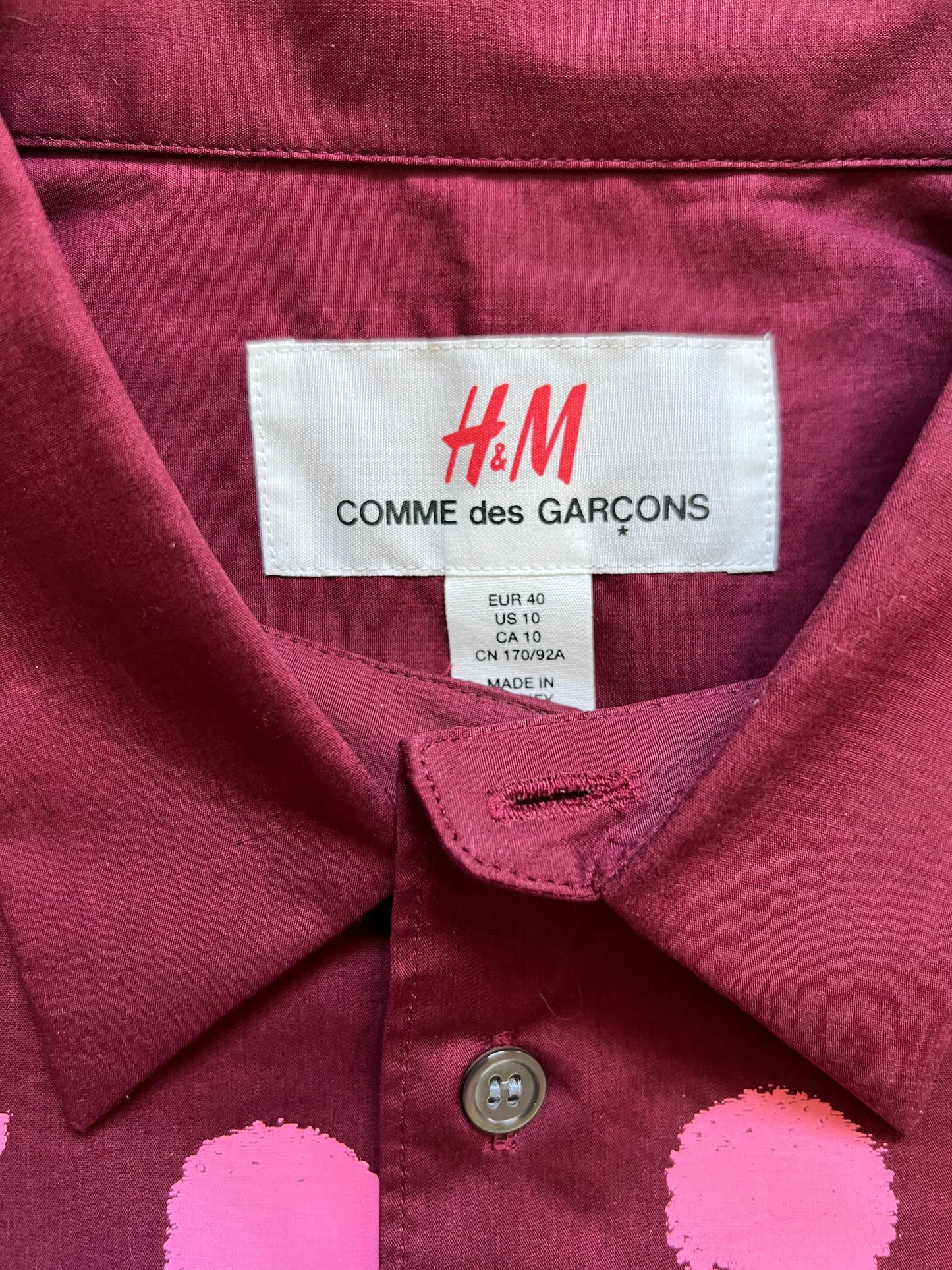 Comme Des Garcons x H&M Hemd (L)