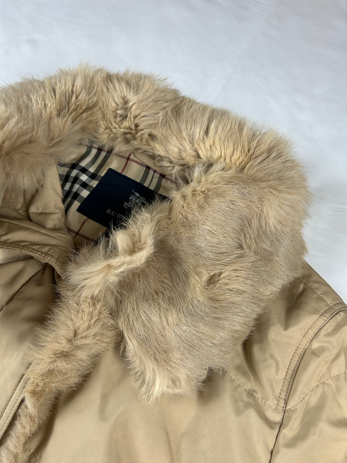 Burberry Fur Jacket (M)