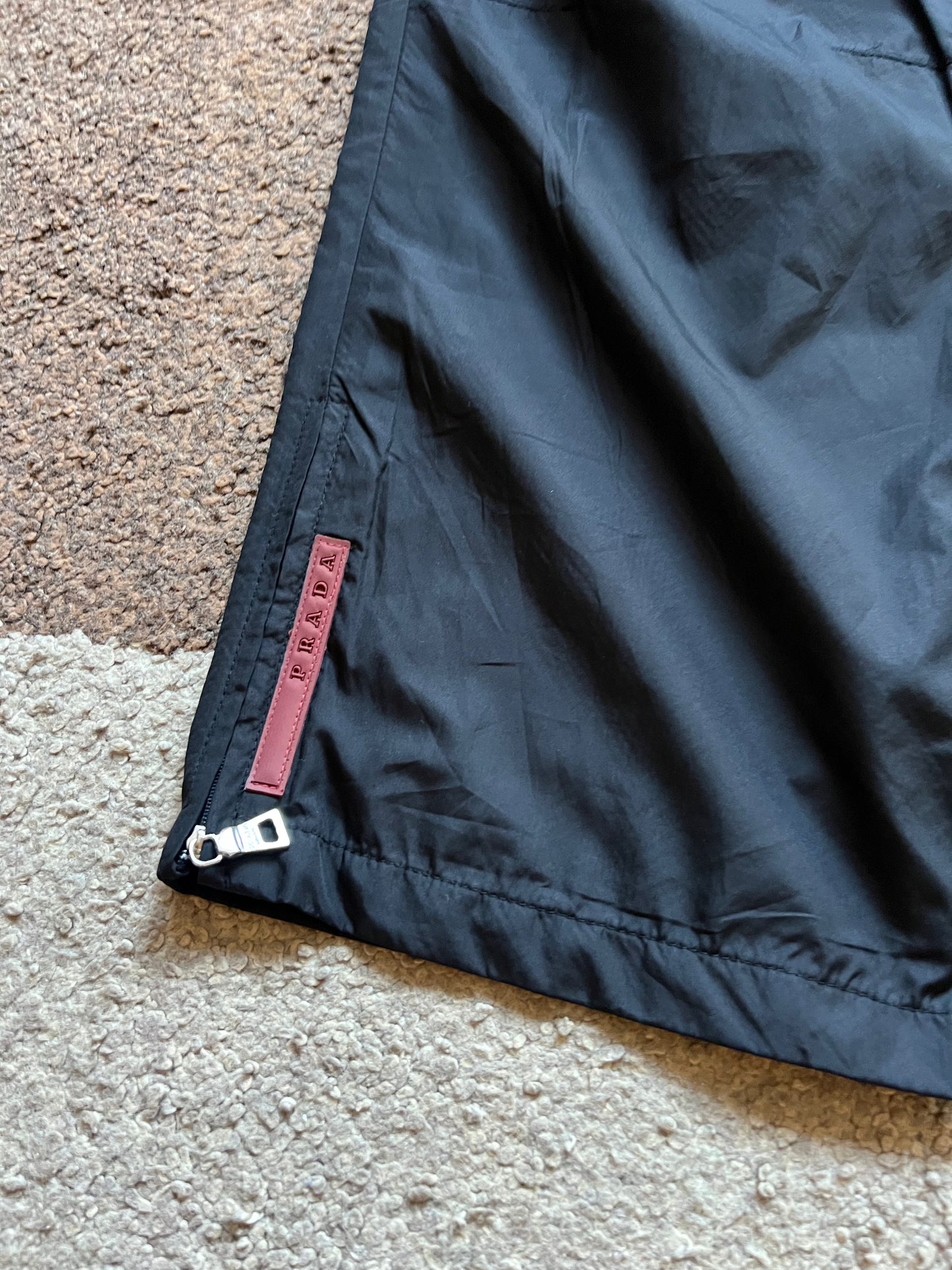 Prada Red Tape Nylon Pants (S)