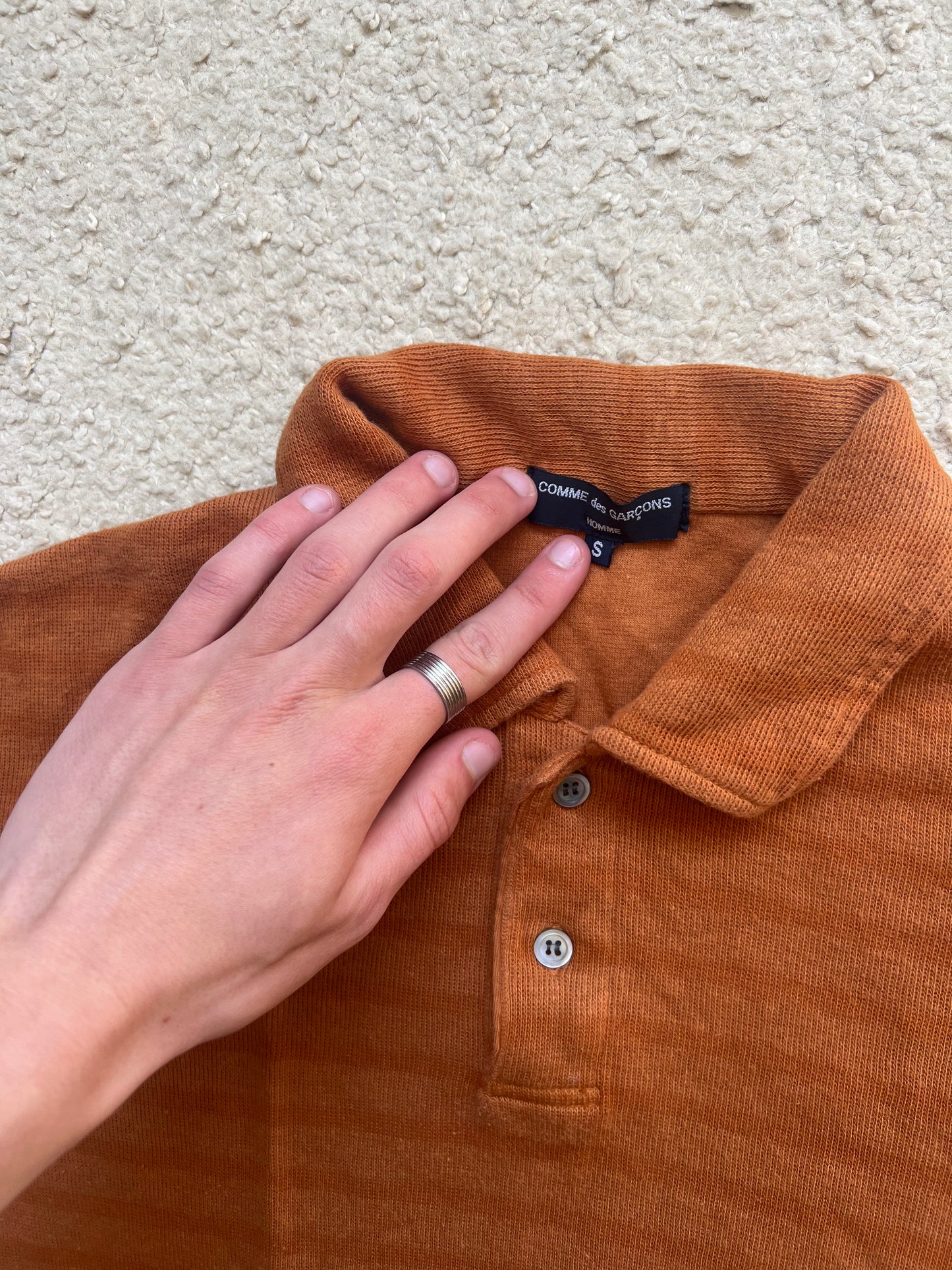 Comme Des Garcons Homme Polo Shirt (S)
