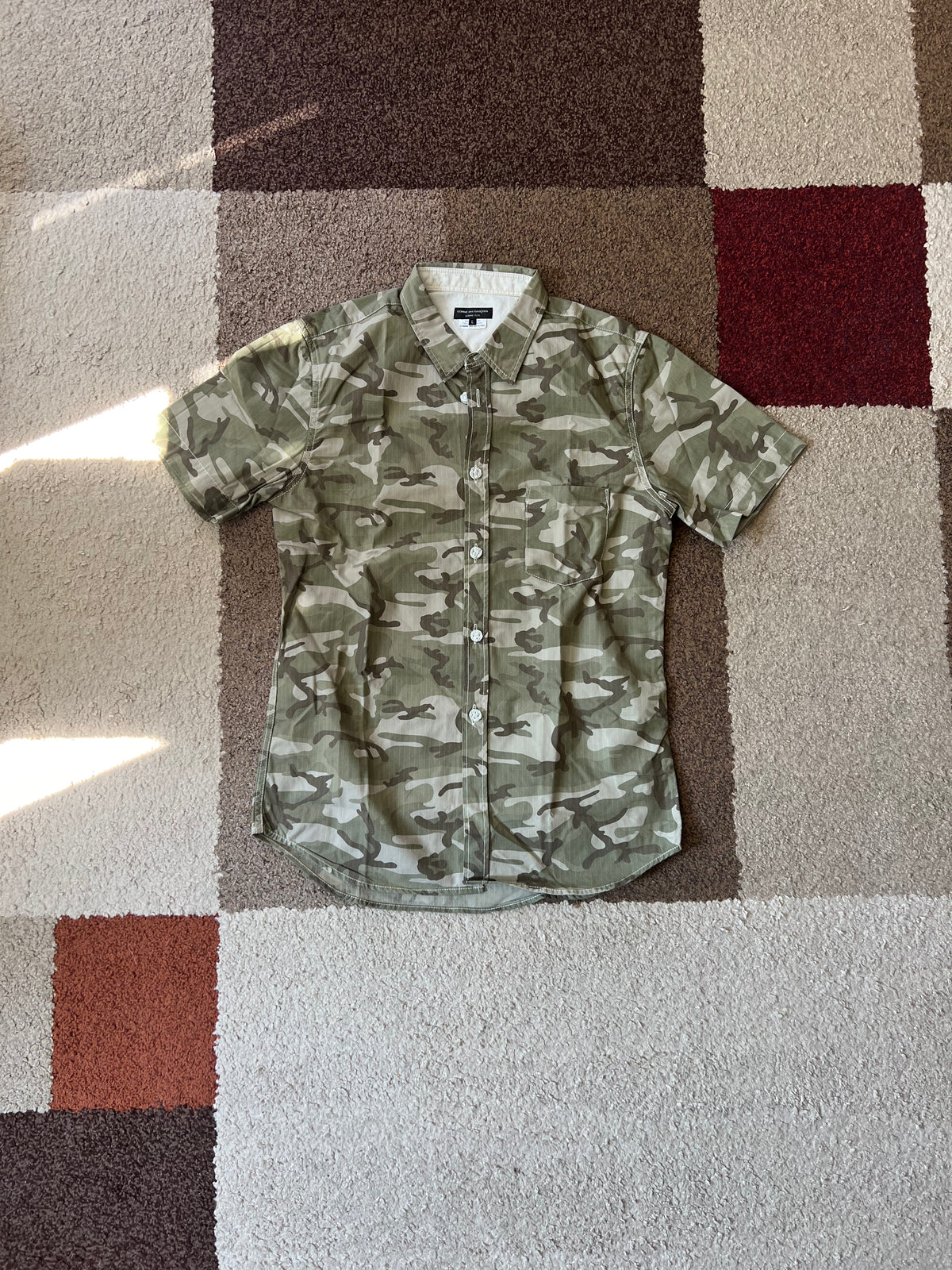 Comme Des Garcons Homme Camouflage Hemd (L)