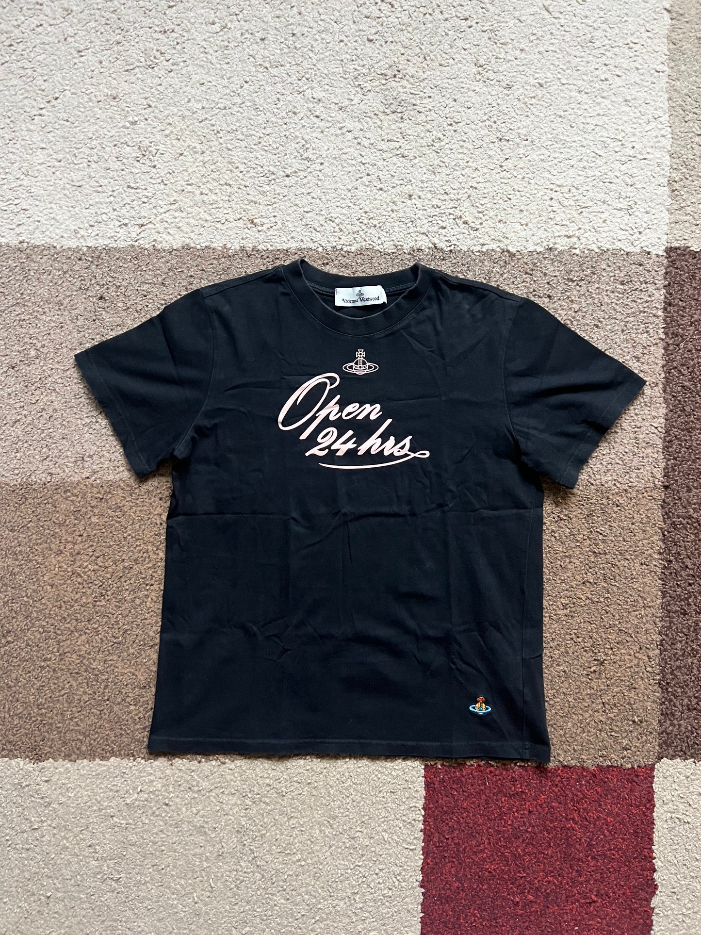 Vivienne Westwood "OPEN 24 HRS" T-Shirt (M)