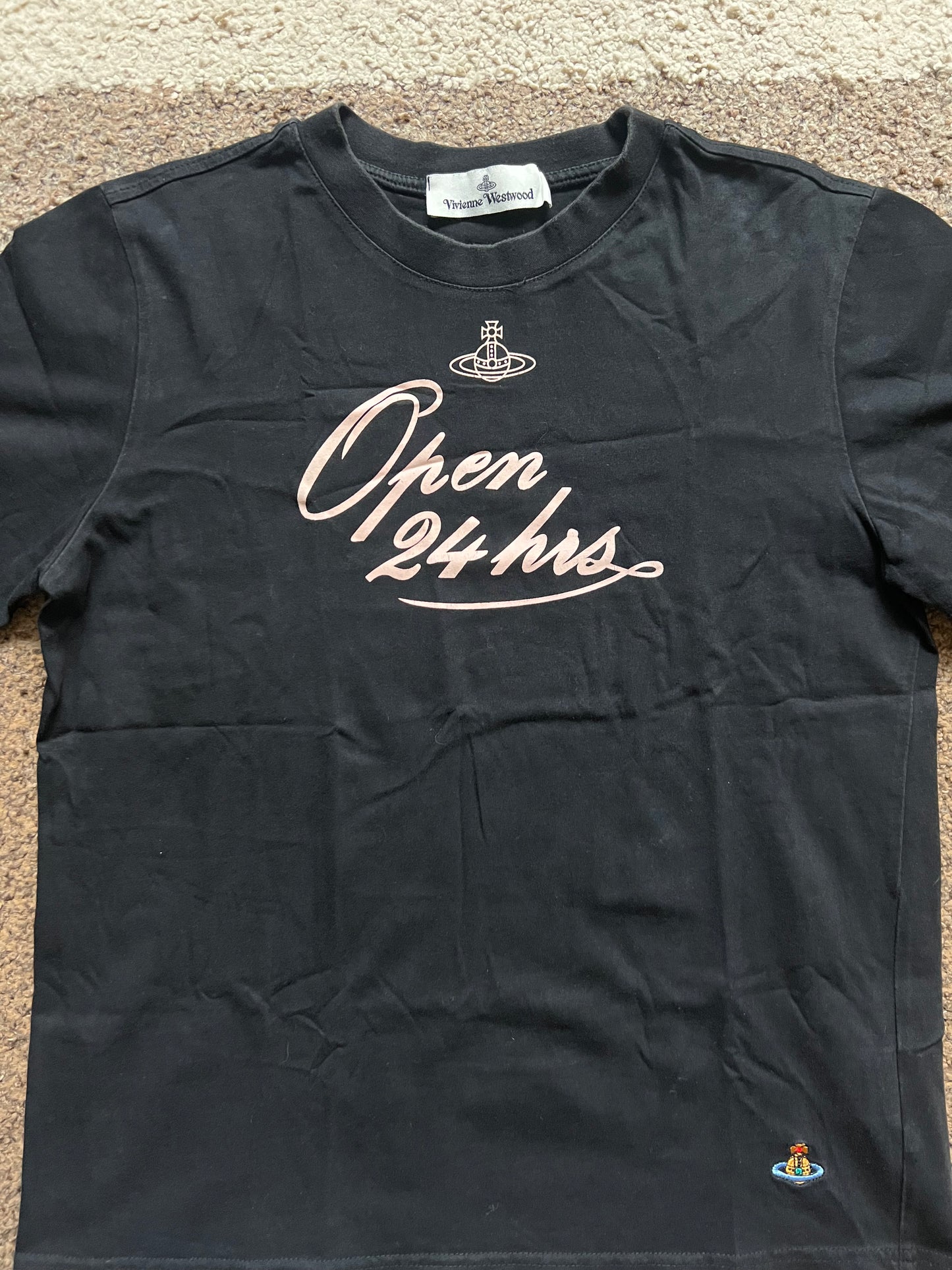 Vivienne Westwood "OPEN 24 HRS" T-Shirt (M)