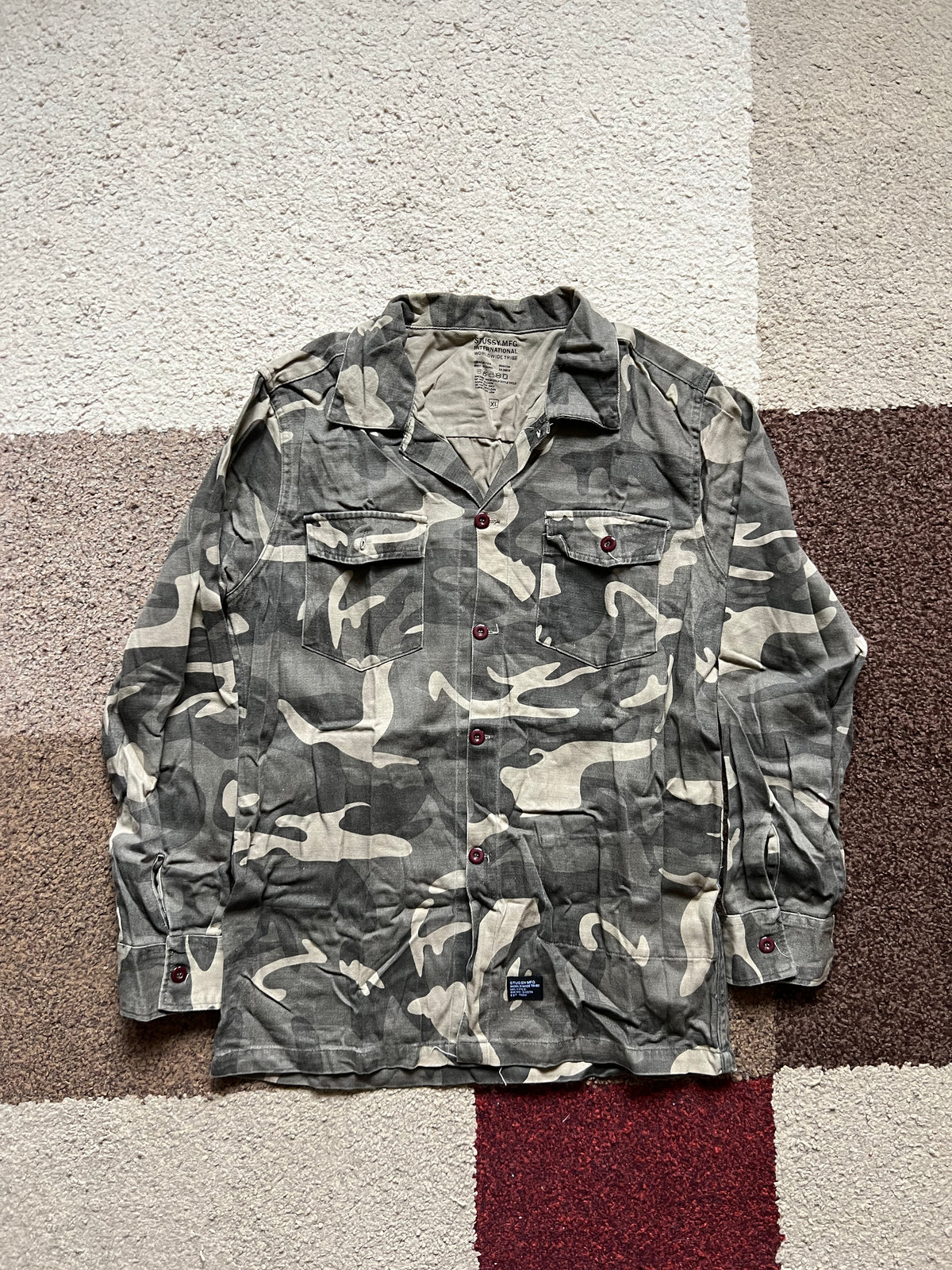 Stüssy Camo Jacket (XL)