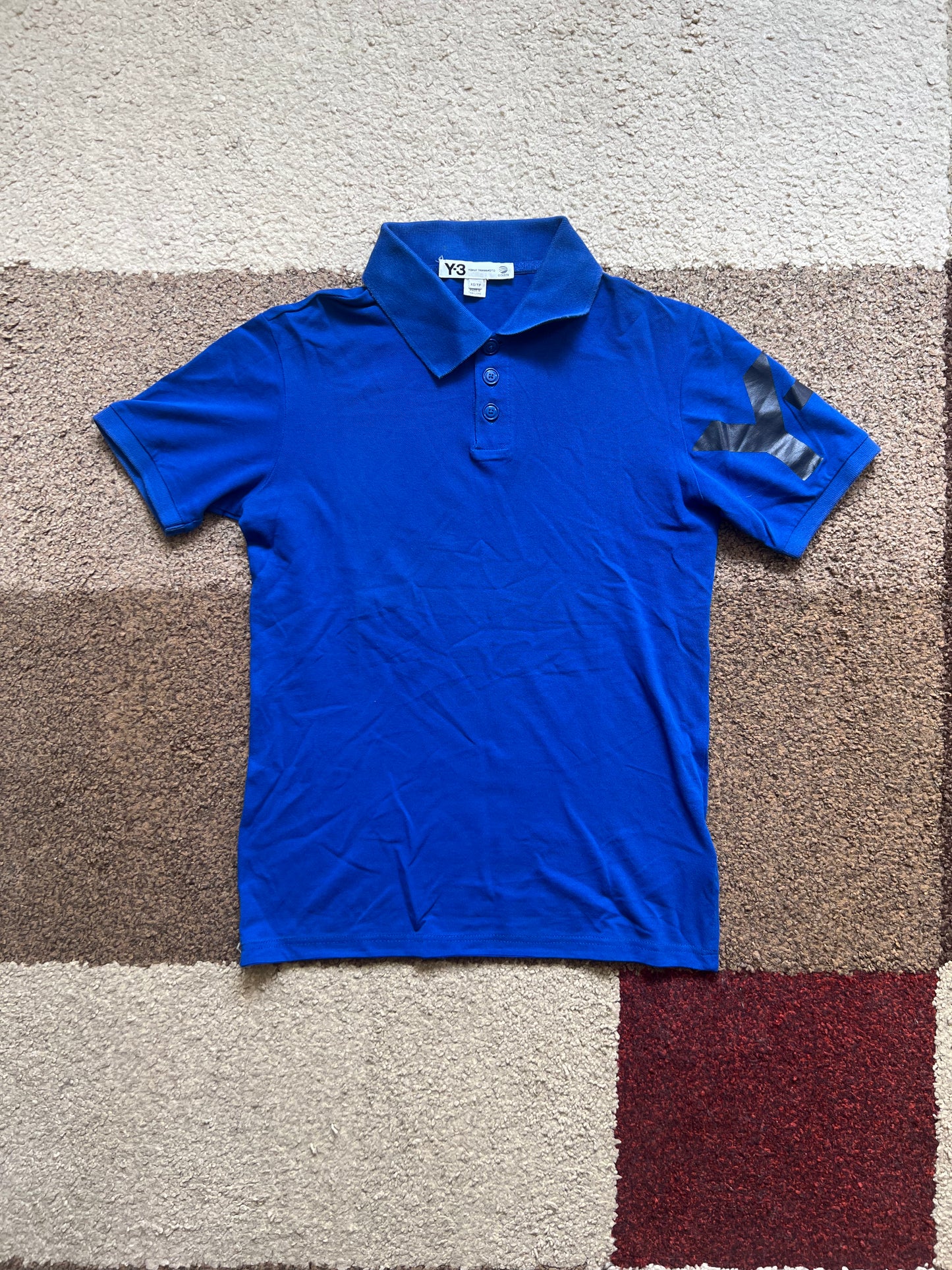 Y-3 Yohji Yamamoto Adidas Polo Shirt (XS)
