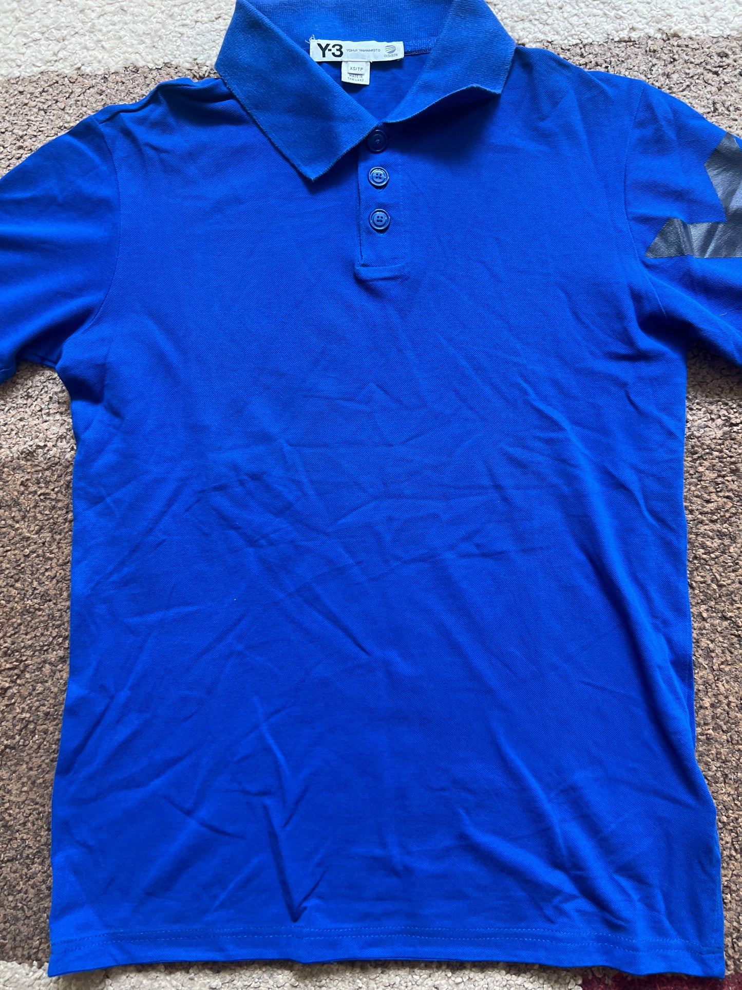 Y-3 Yohji Yamamoto Adidas Polo Shirt (XS)