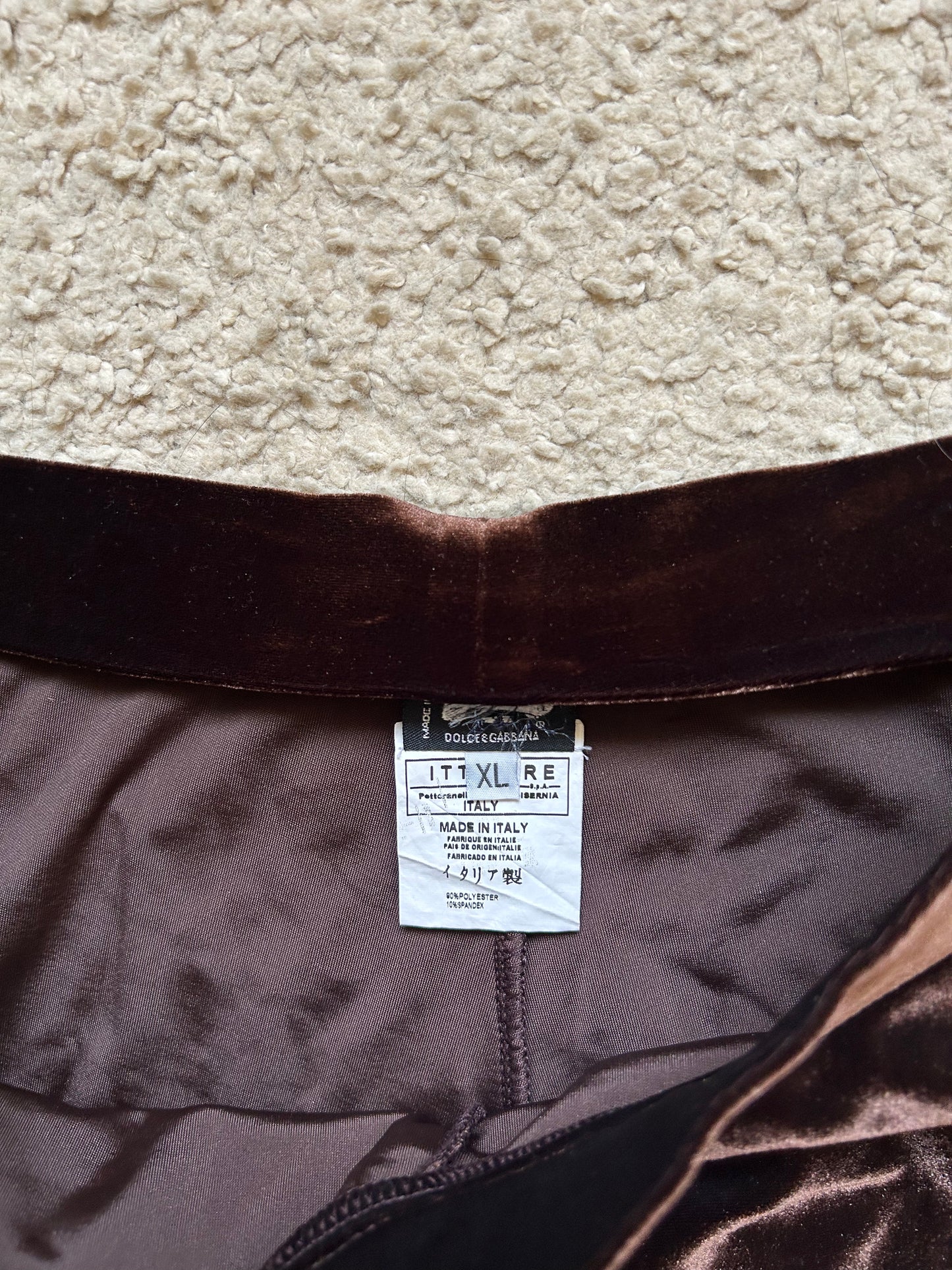 Dolce & Gabbana Velour Pants (XL)