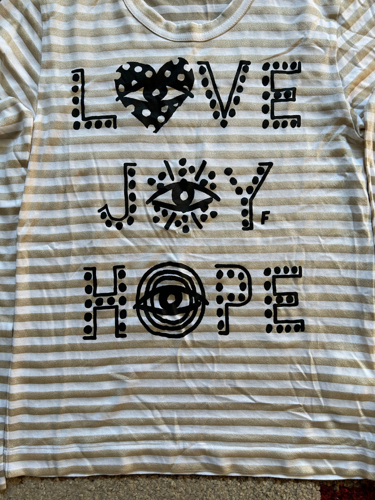 Comme Des Garcons BLACK "LOVE HOY HOPE" Longsleeve (S)