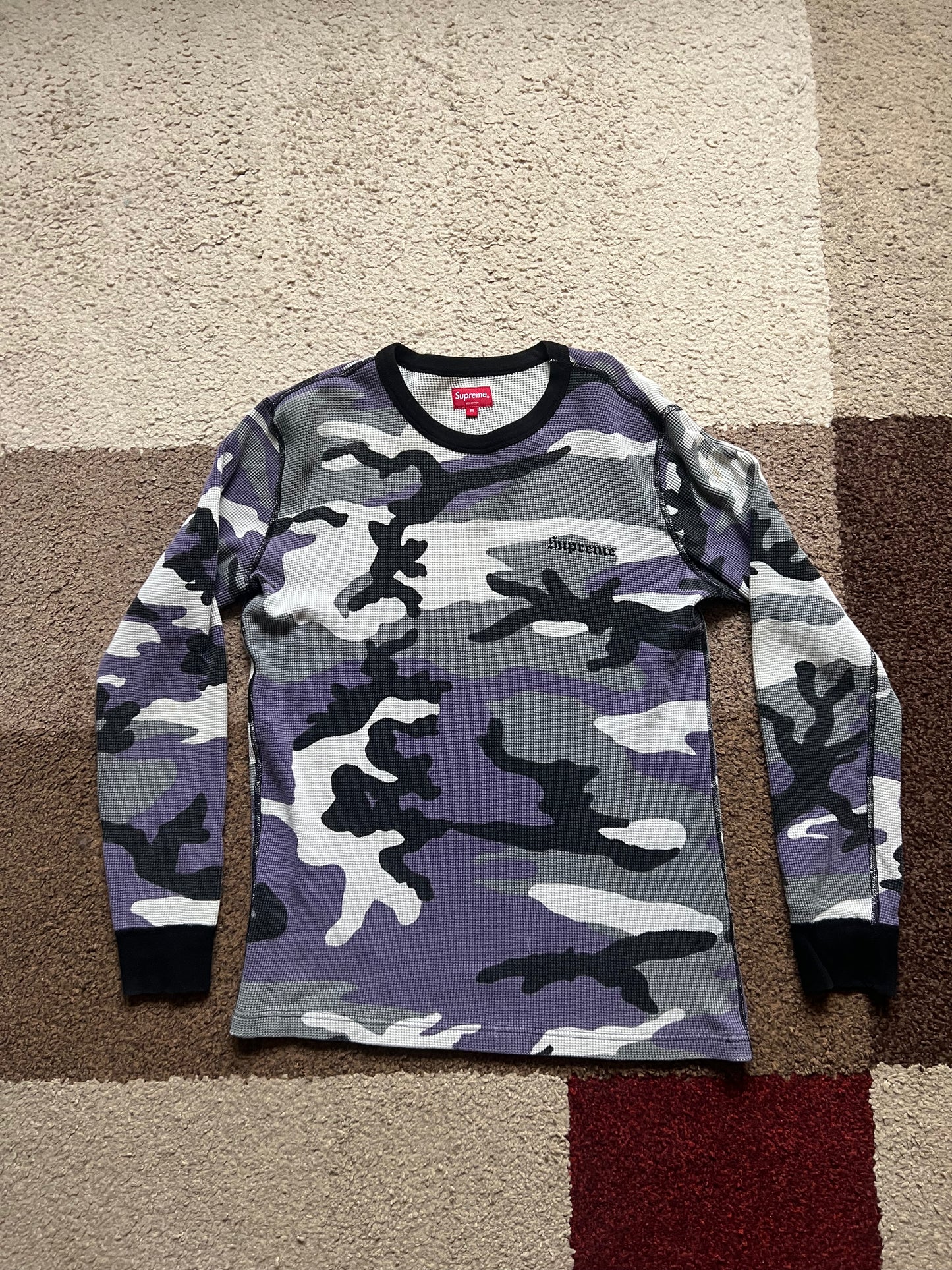 Supreme langarm Camouflage (M)