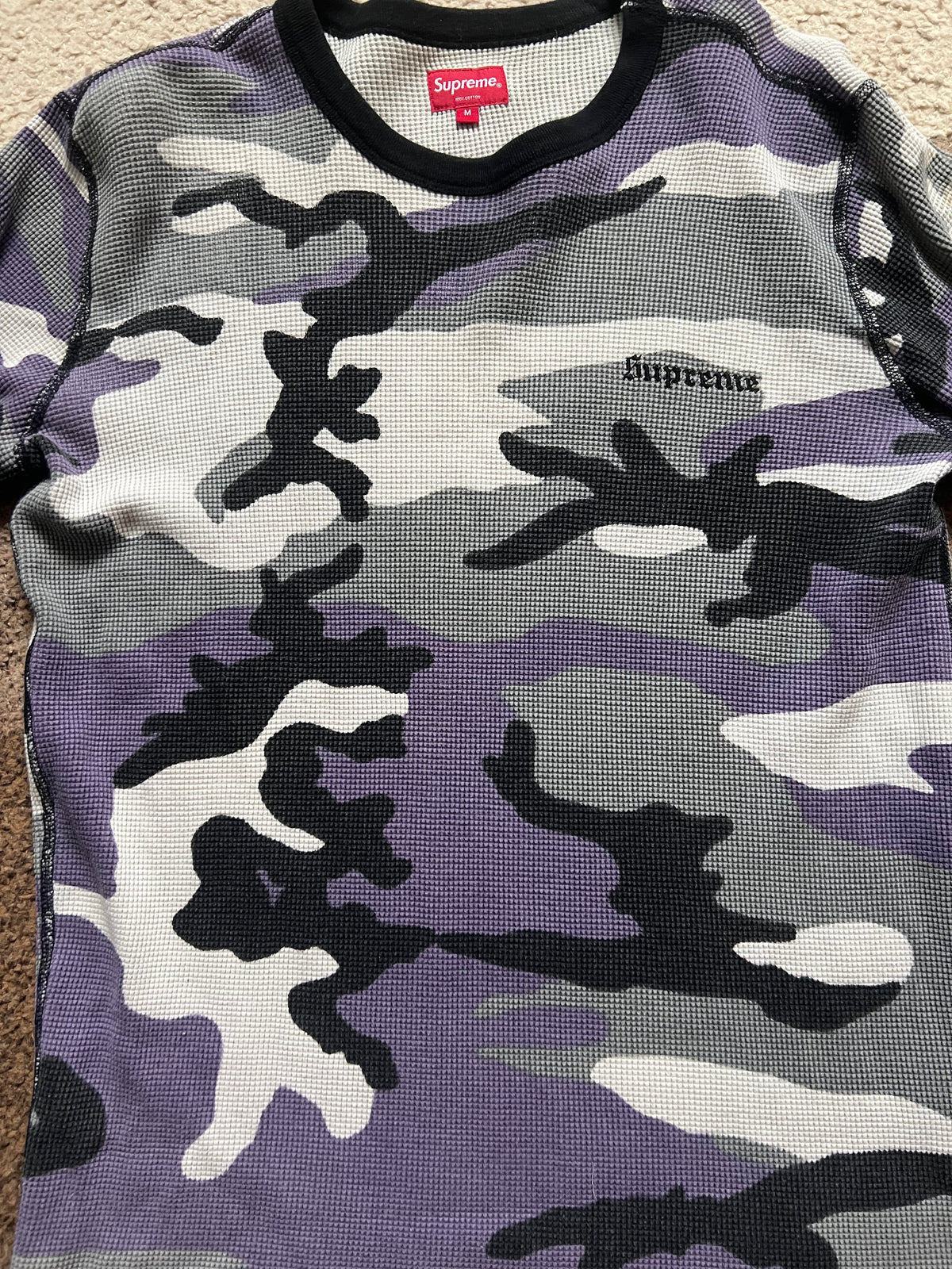 Supreme langarm Camouflage (M)