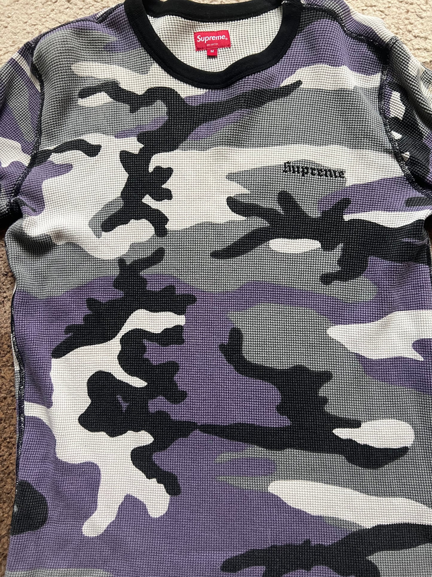 Supreme langarm Camouflage (M)